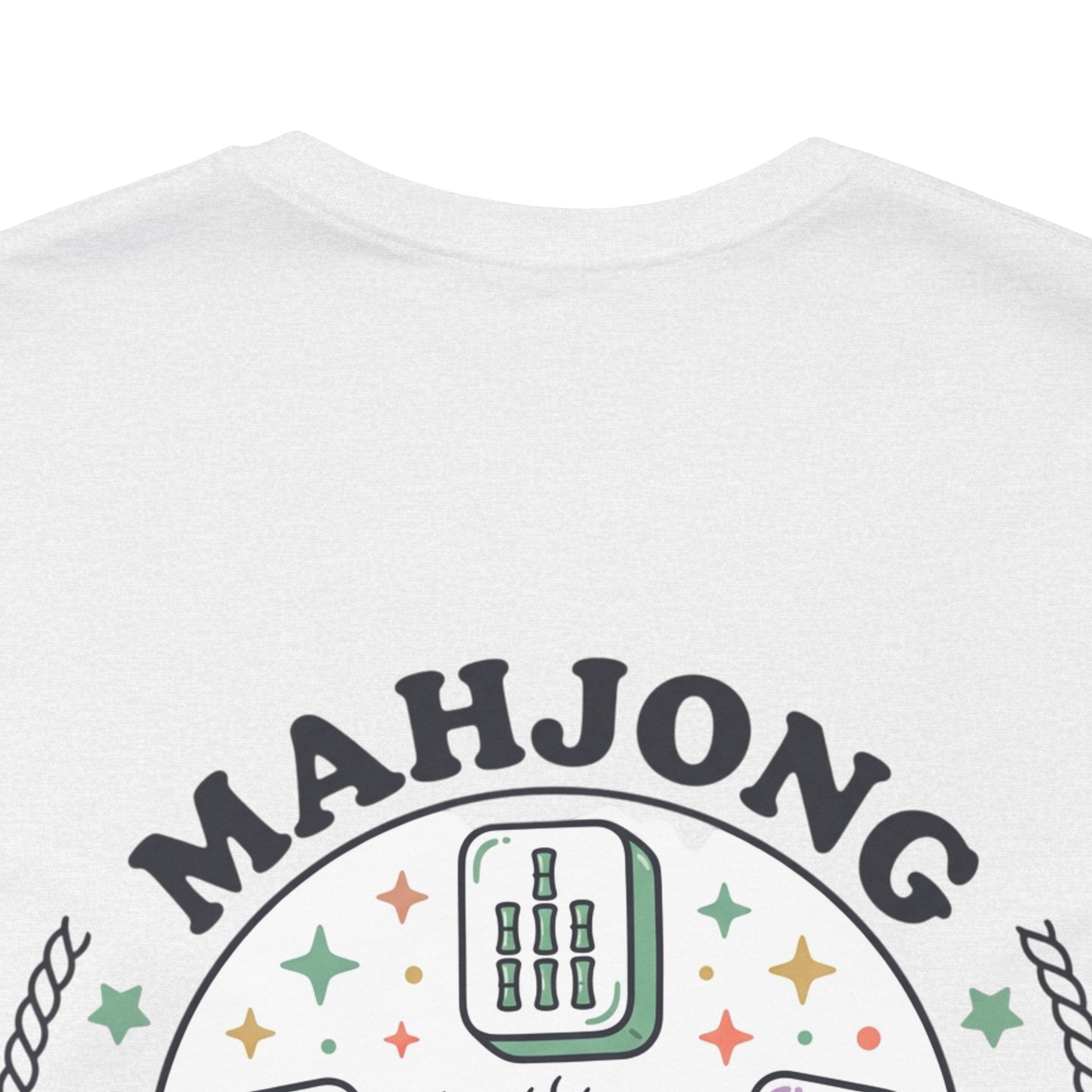 Mahjong Social Club Tee | tile-inspired, jade green pastel