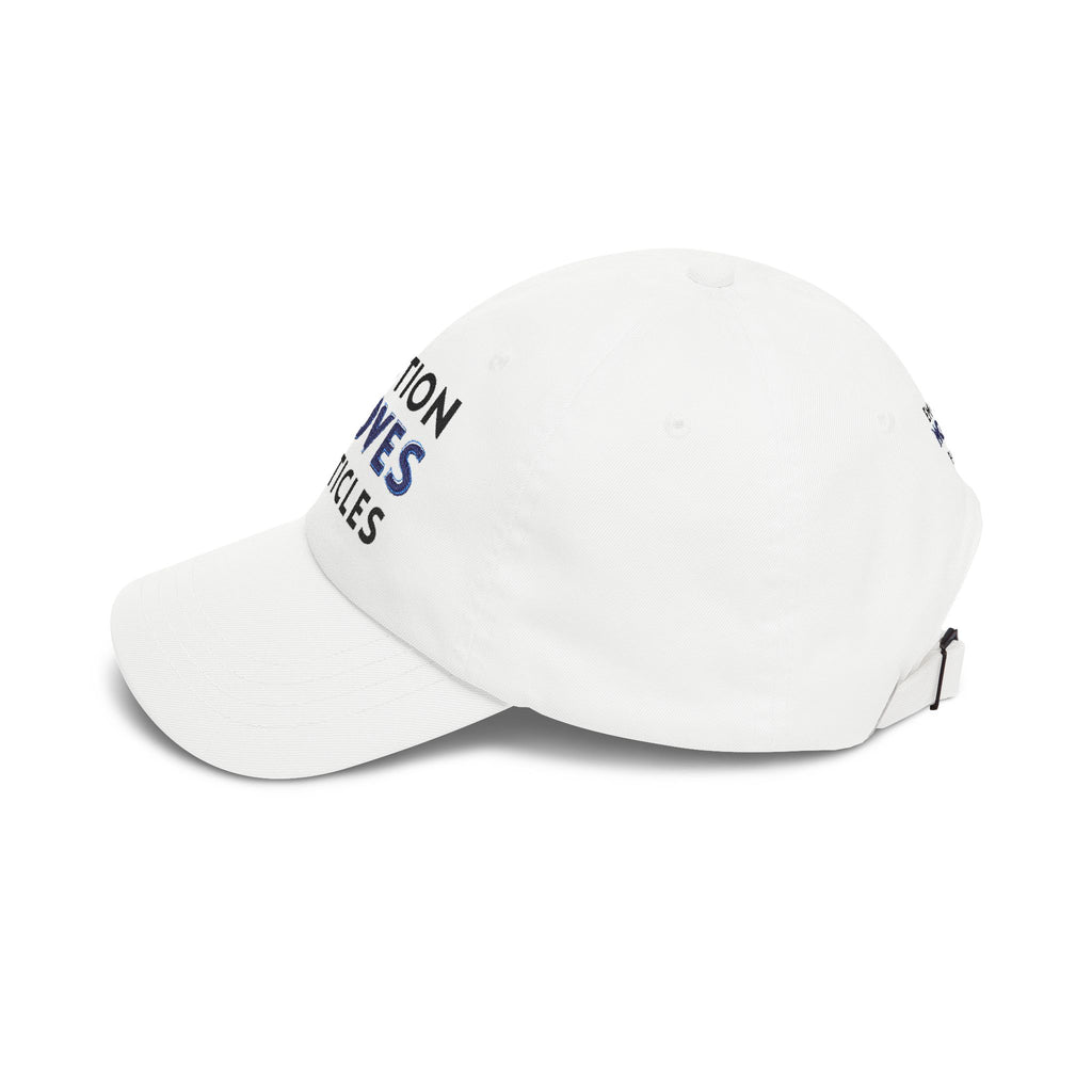 Emotions hýbou částicemi | Kšiltovka „Dad Cap“ – vyšívaná baseballová čepice