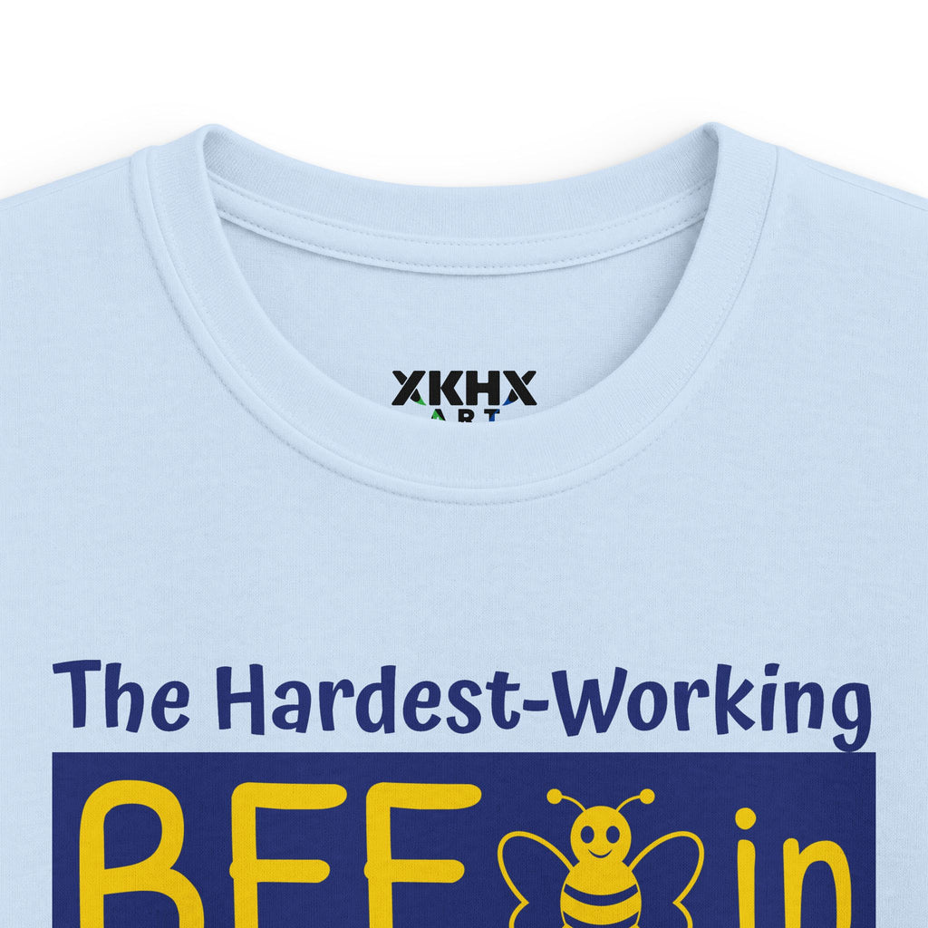 Personalized [XX] Grade Bee T-Shirt — "The Hardest-Working Bee in [XX] Grade" Kids Tee