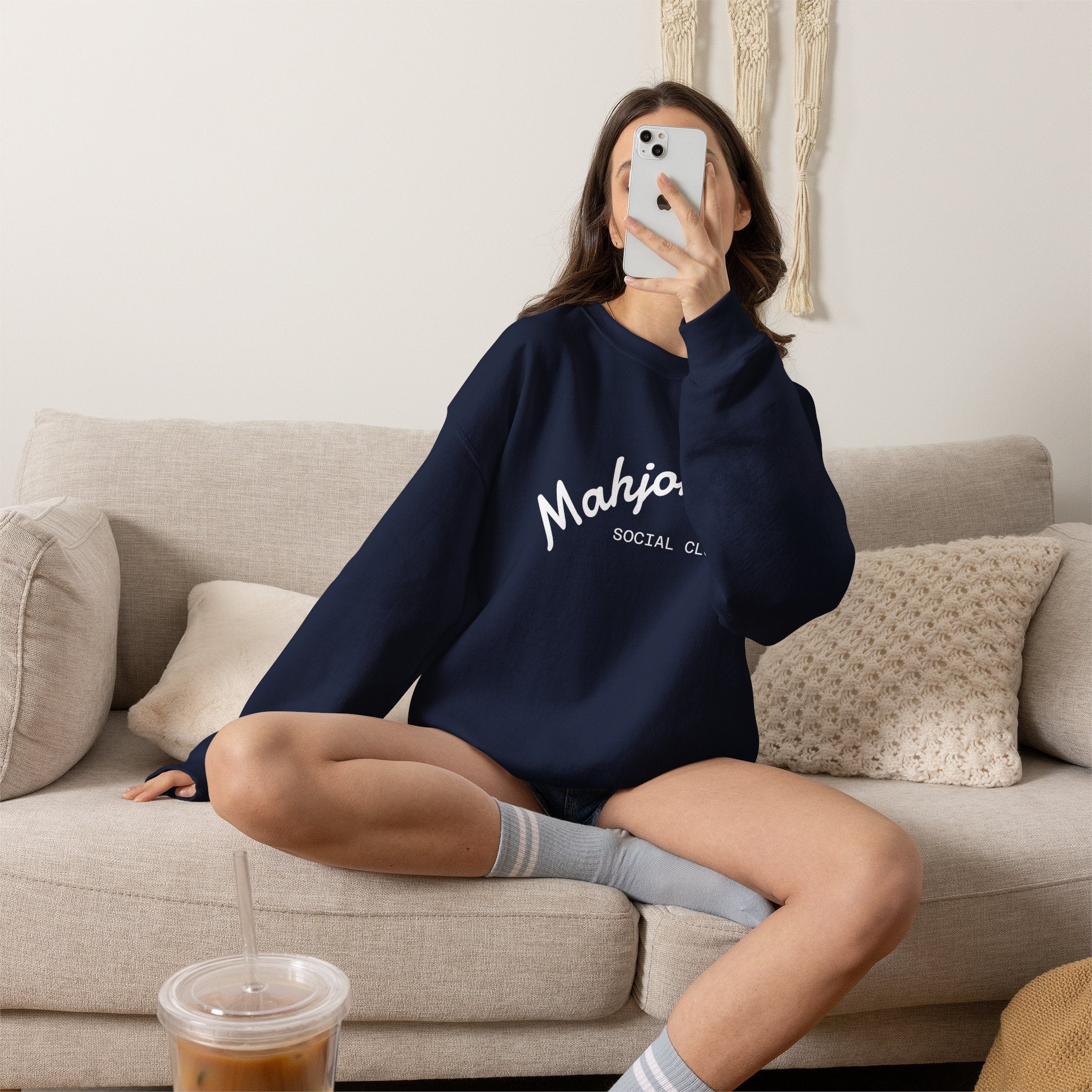 Mahjong Social Club | Unisex Heavy Blend™ Crewneck Sweatshirt