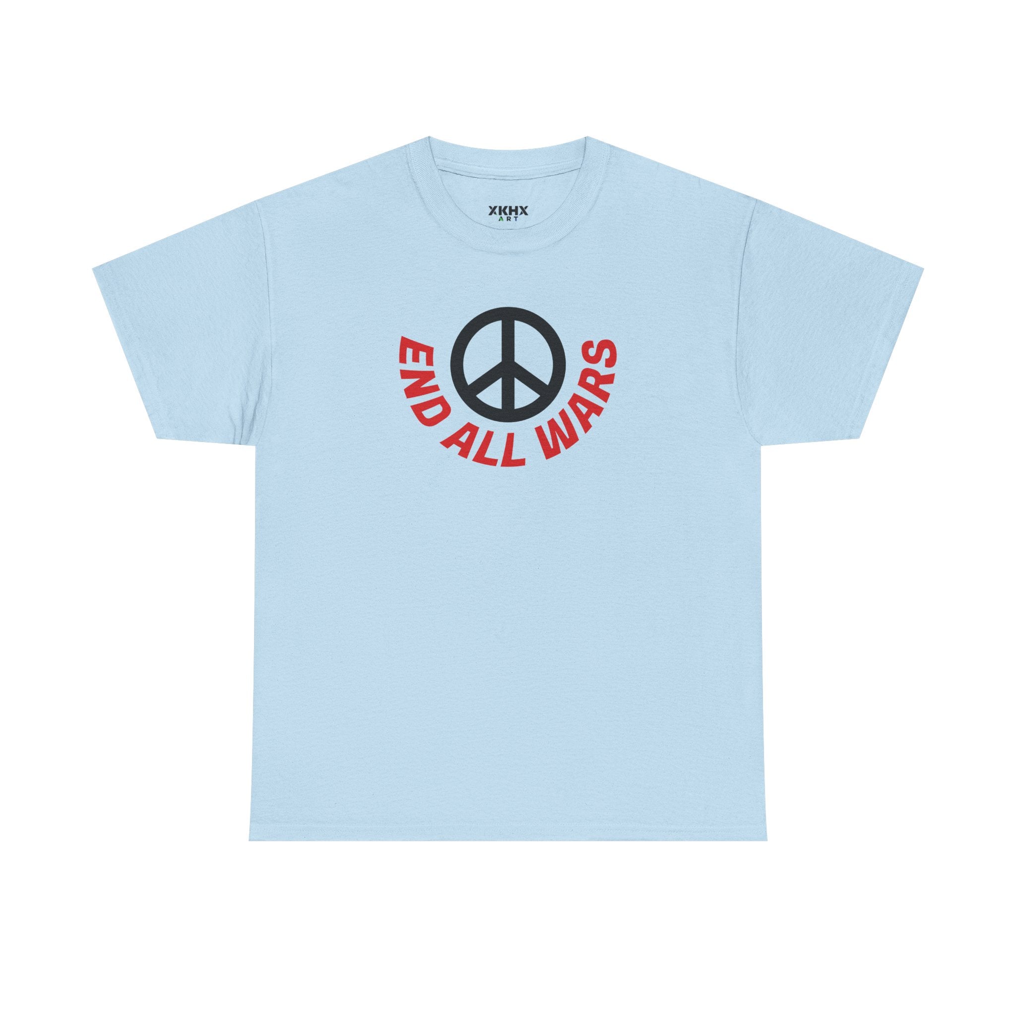 Peace Symbol T-Shirt — "End All Wars" Anti-War Graphic Tee