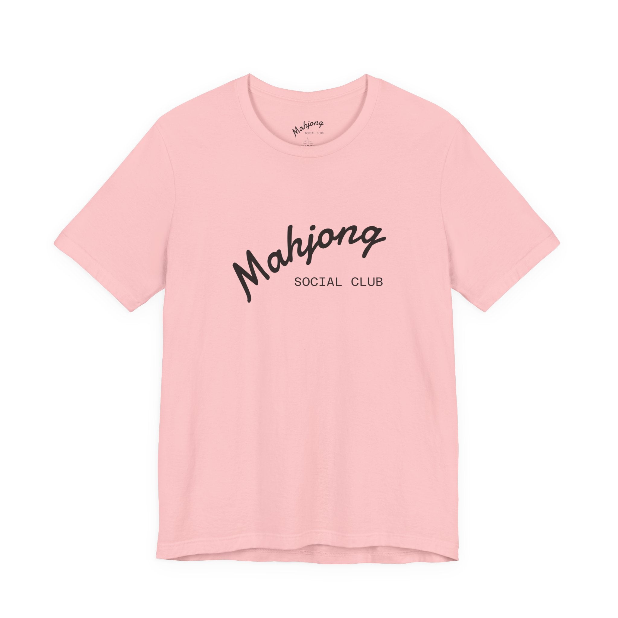 Mahjong Social Club Tee | tile-inspired, jade green pastel
