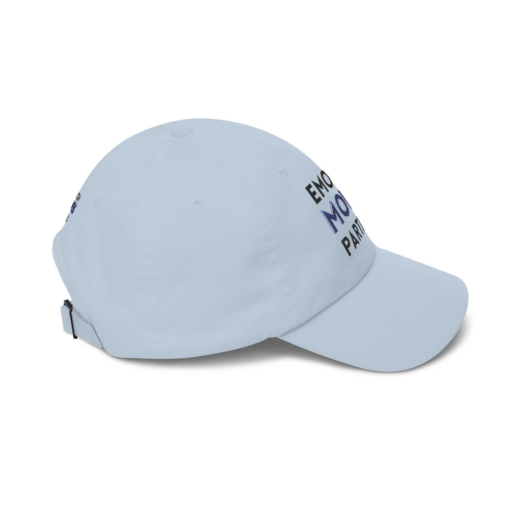 Emotions hýbou částicemi | Kšiltovka „Dad Cap“ – vyšívaná baseballová čepice