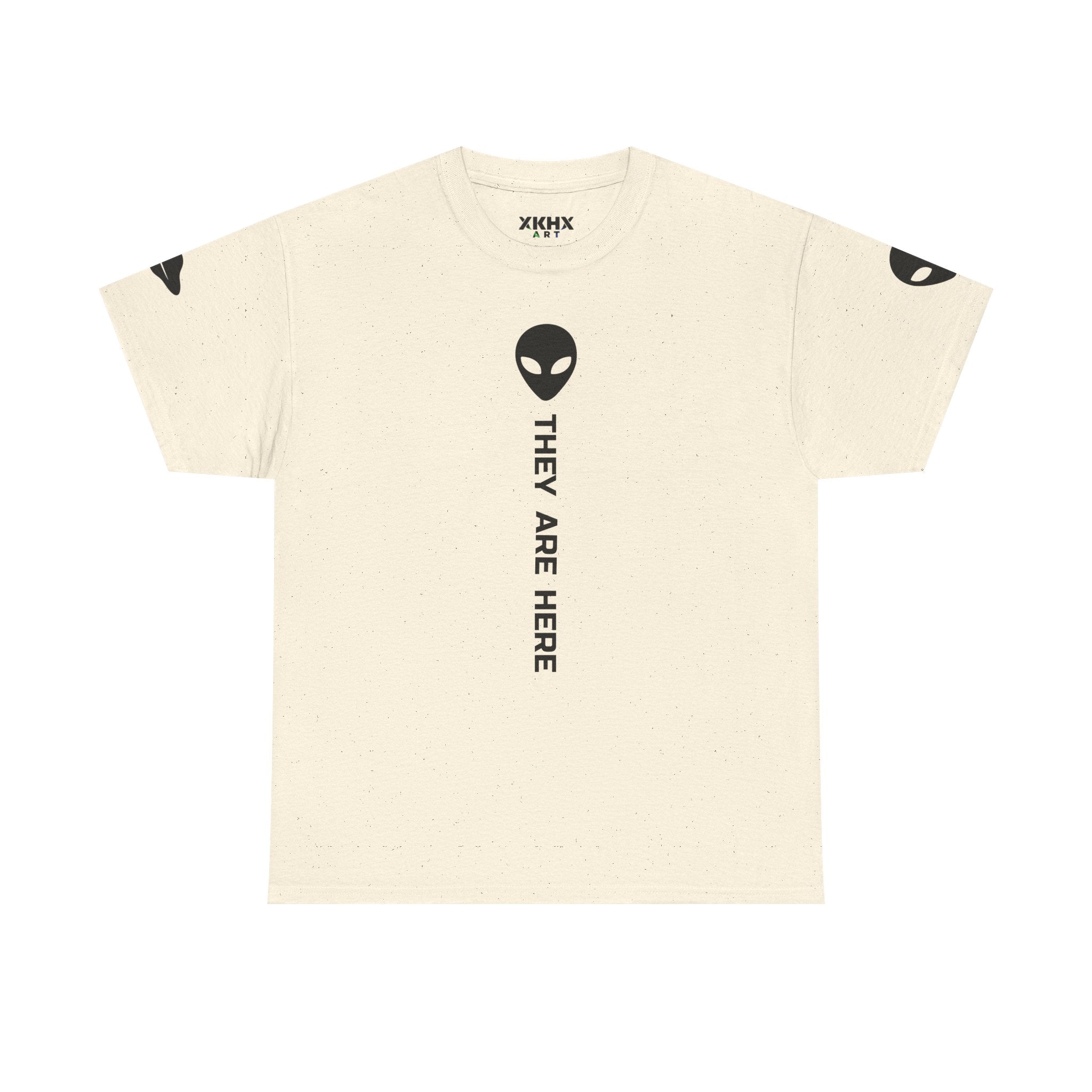 Alien Head "They Are Here" Graphic Tee