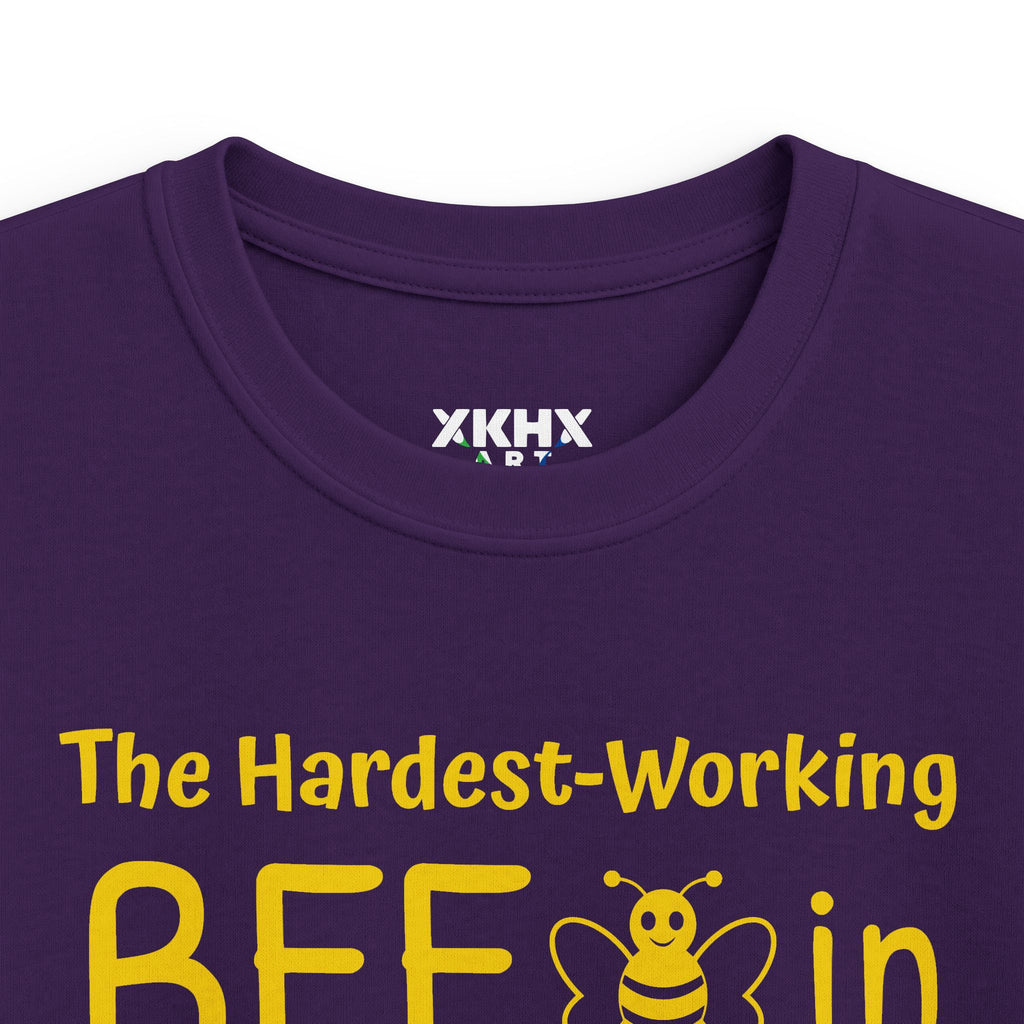 Personalized [XX] Grade Bee T-Shirt — "The Hardest-Working Bee in [XX] Grade" Kids Tee