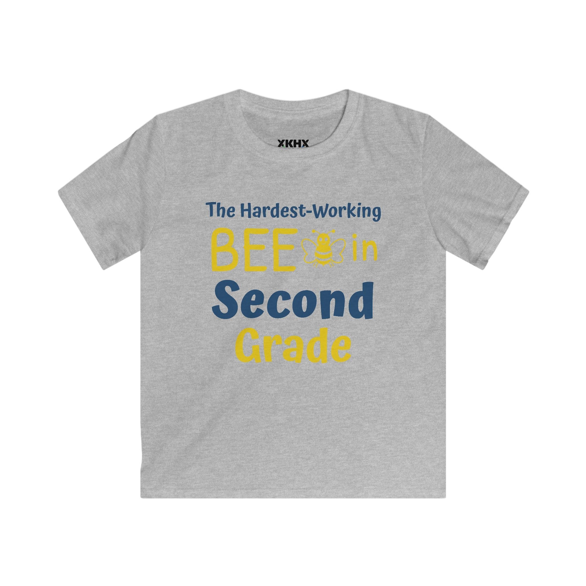 Personalized [XX] Grade Bee T-Shirt — "The Hardest-Working Bee in [XX] Grade" Kids Tee