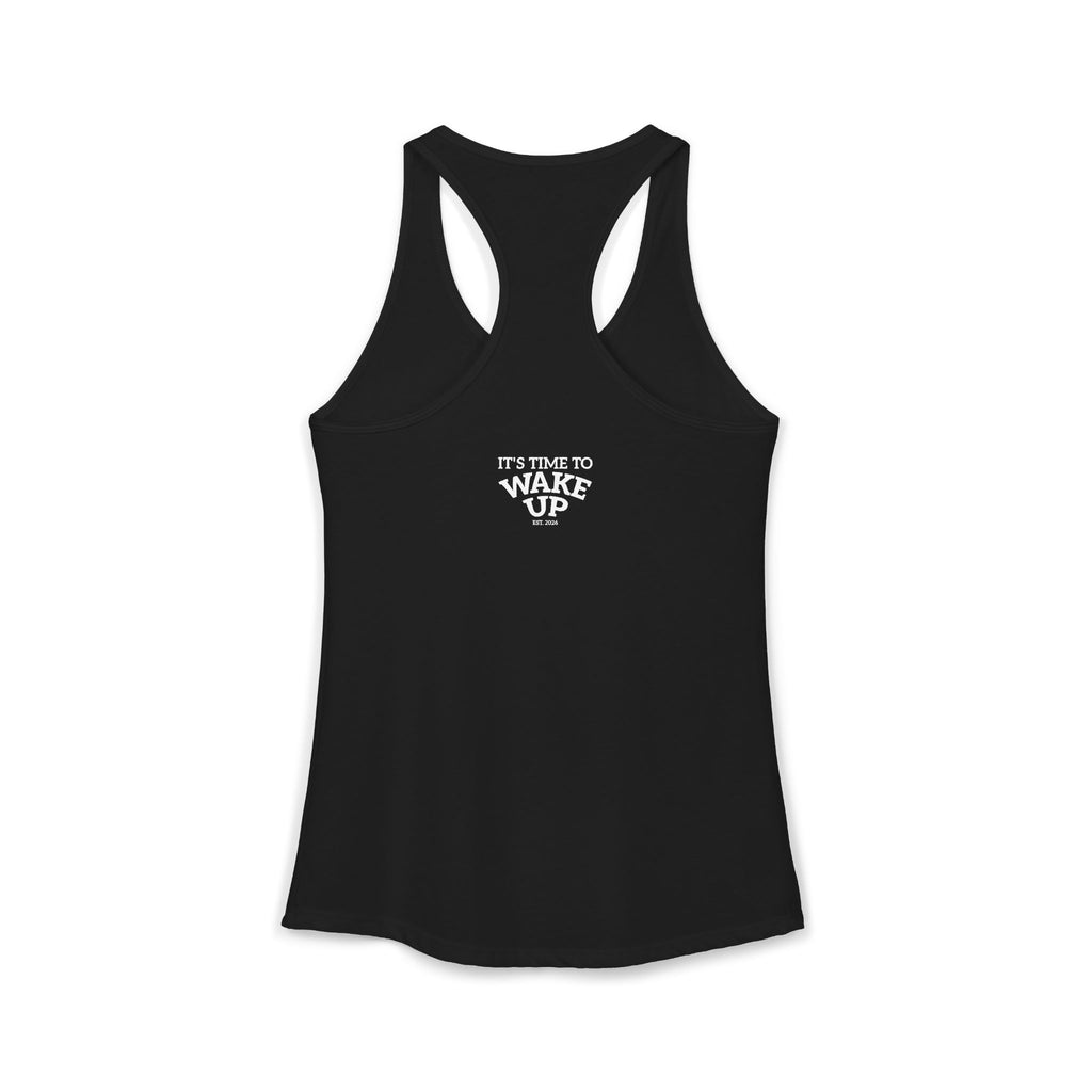 Wake Up dark | Women's Ideal Racerback Tank