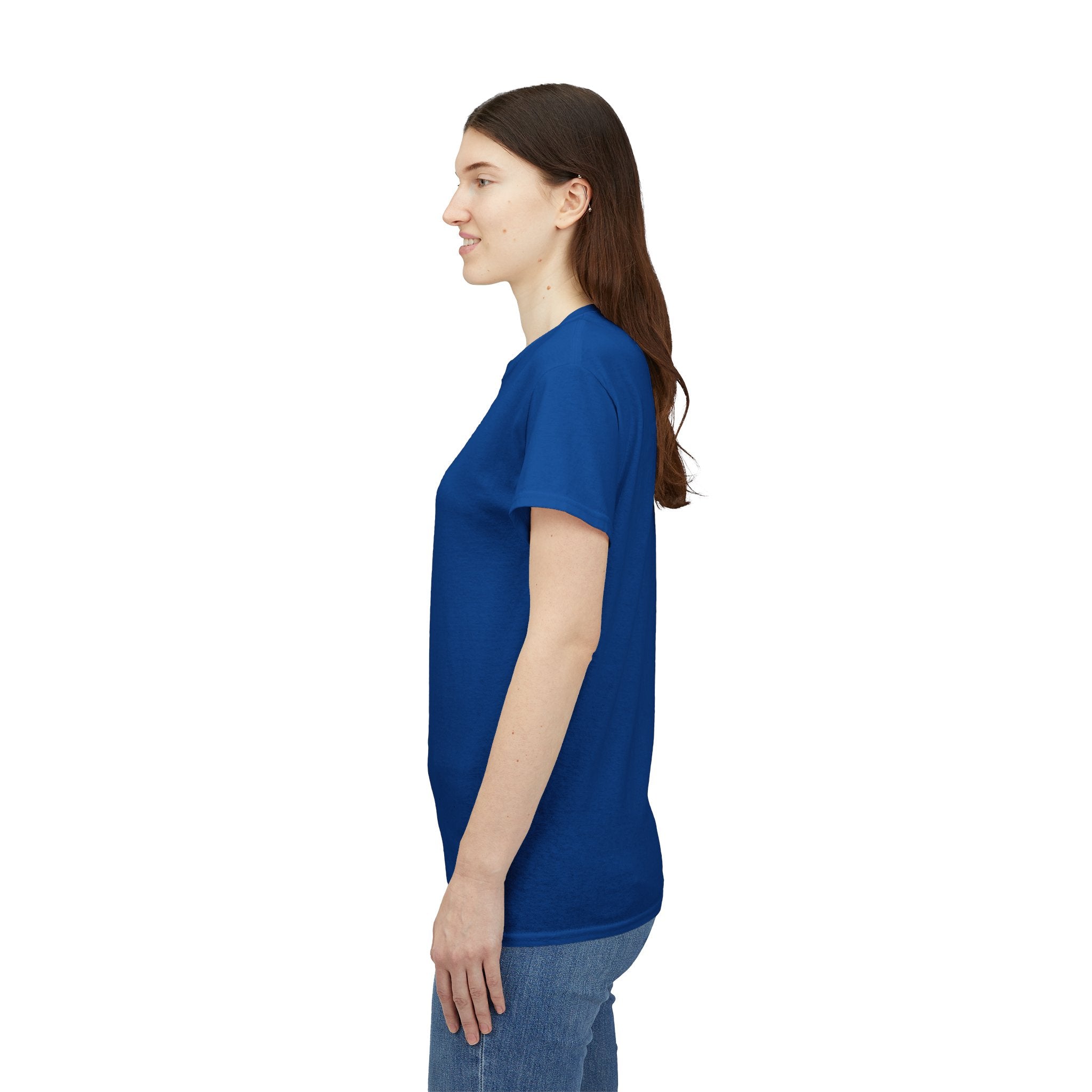 Alien Tee — Minimal "They Are Real" Vertical Graphic T-Shirt dark