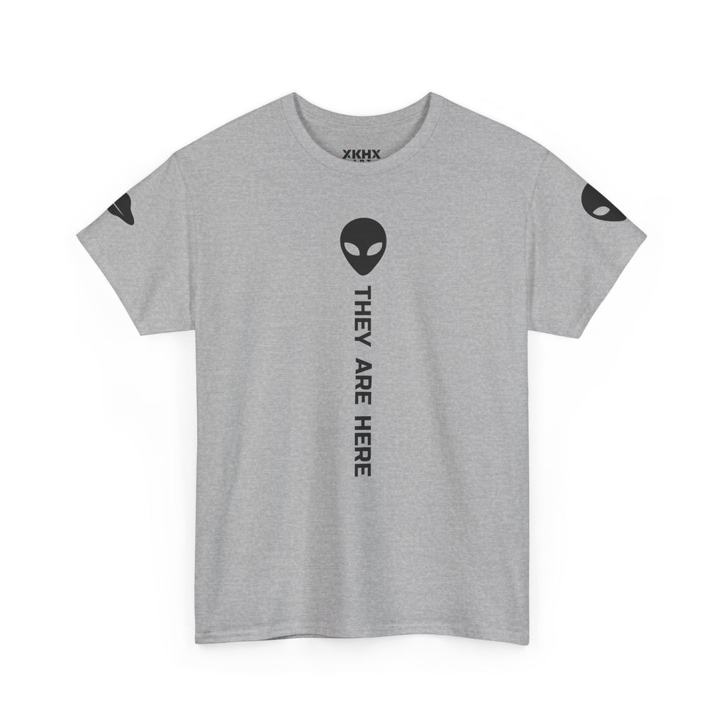 Alien Head "They Are Here" Graphic Tee