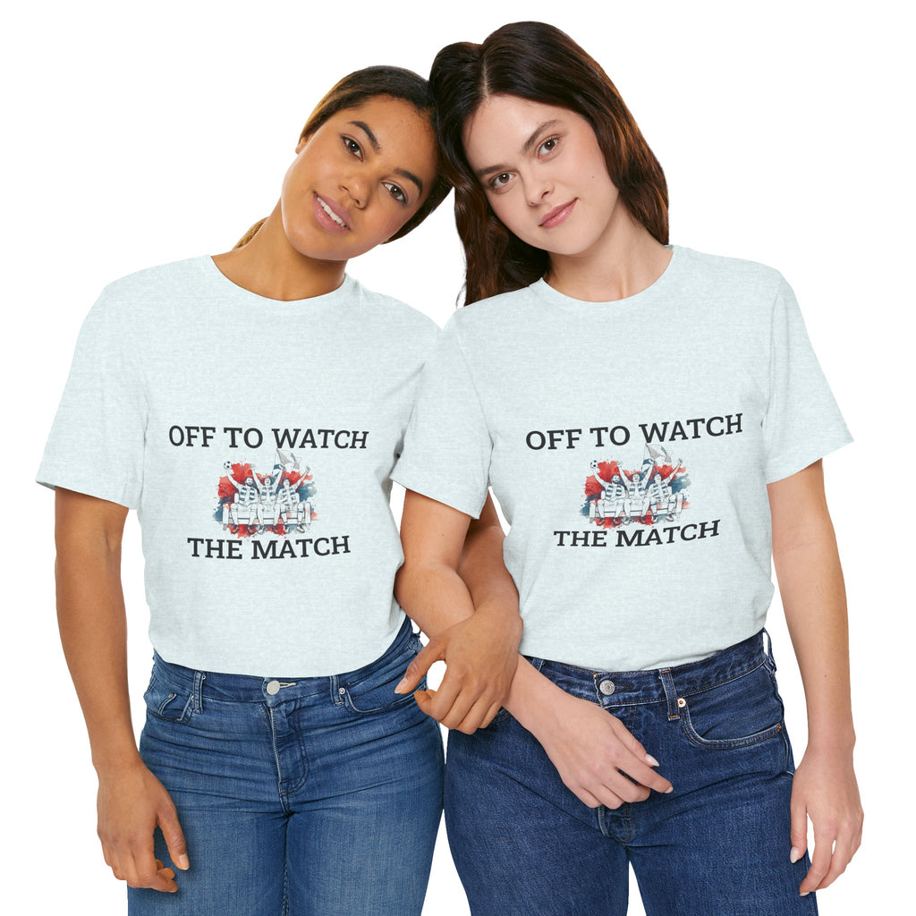 Jdu se dívat na zápas | Unisexové tričko s krátkým rukávem