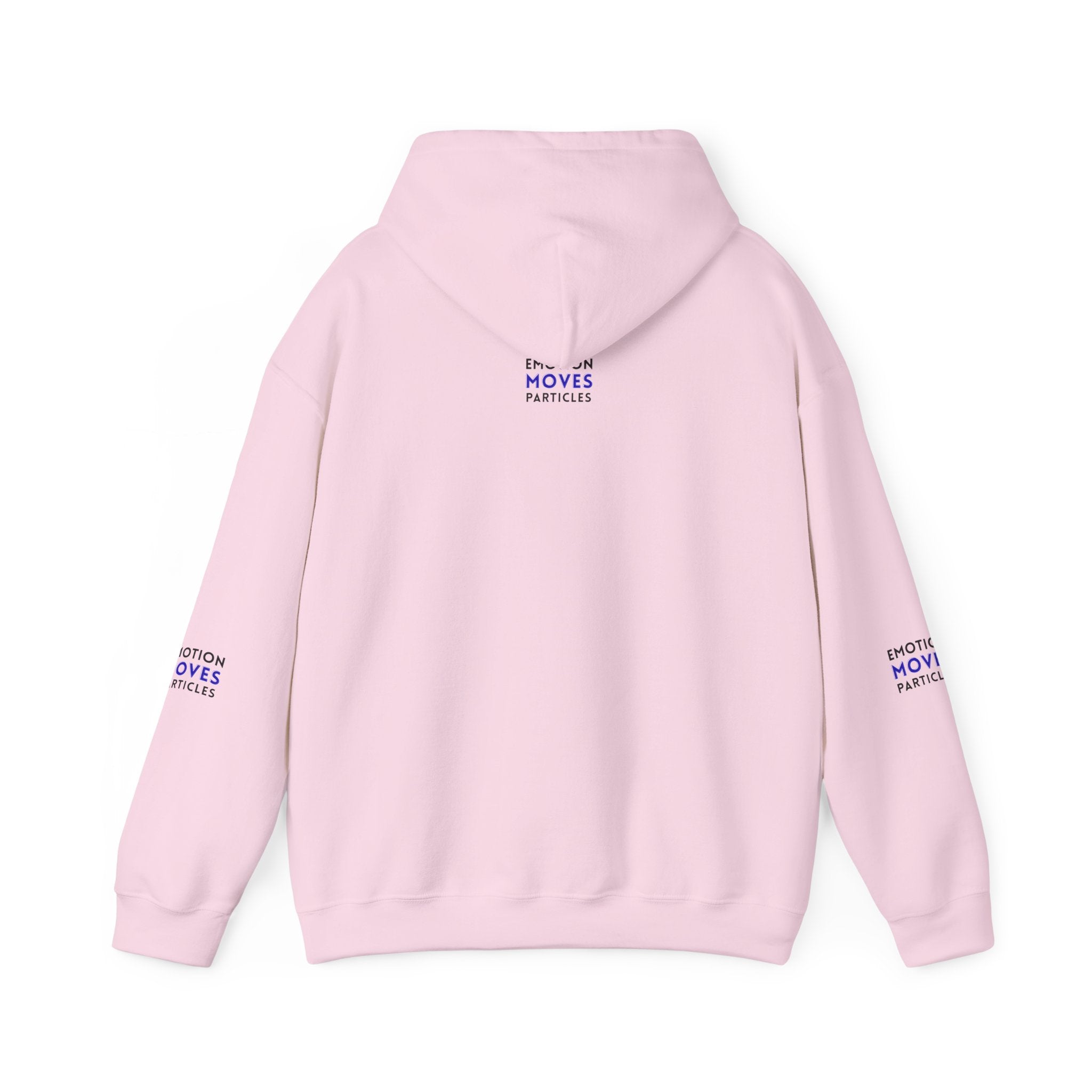 Emotion Moves Particles Hoodie — Inspirational Graphic Pullover