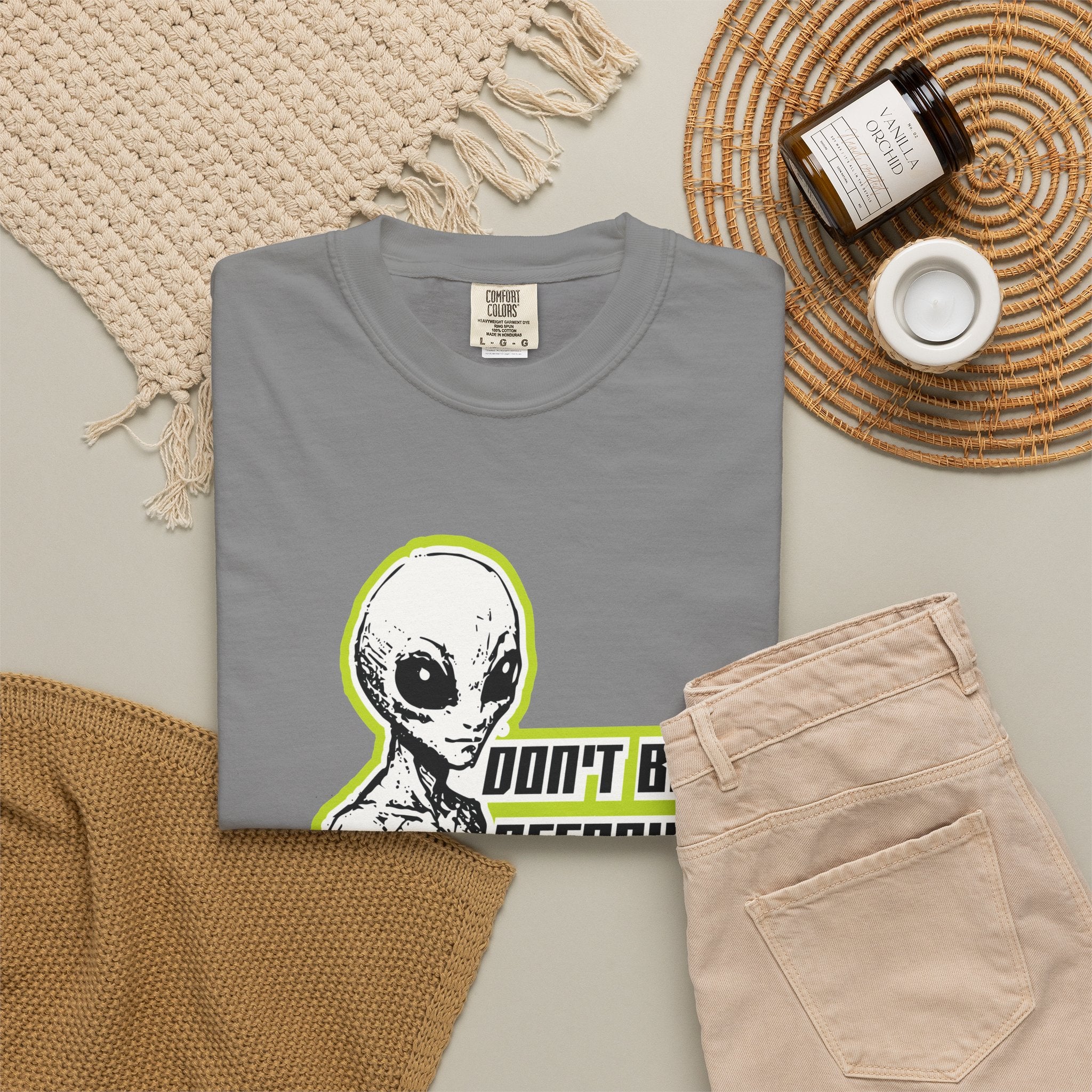 Alien Graphic T-Shirt — "Don't Be Affraid of What You Don't Understand"