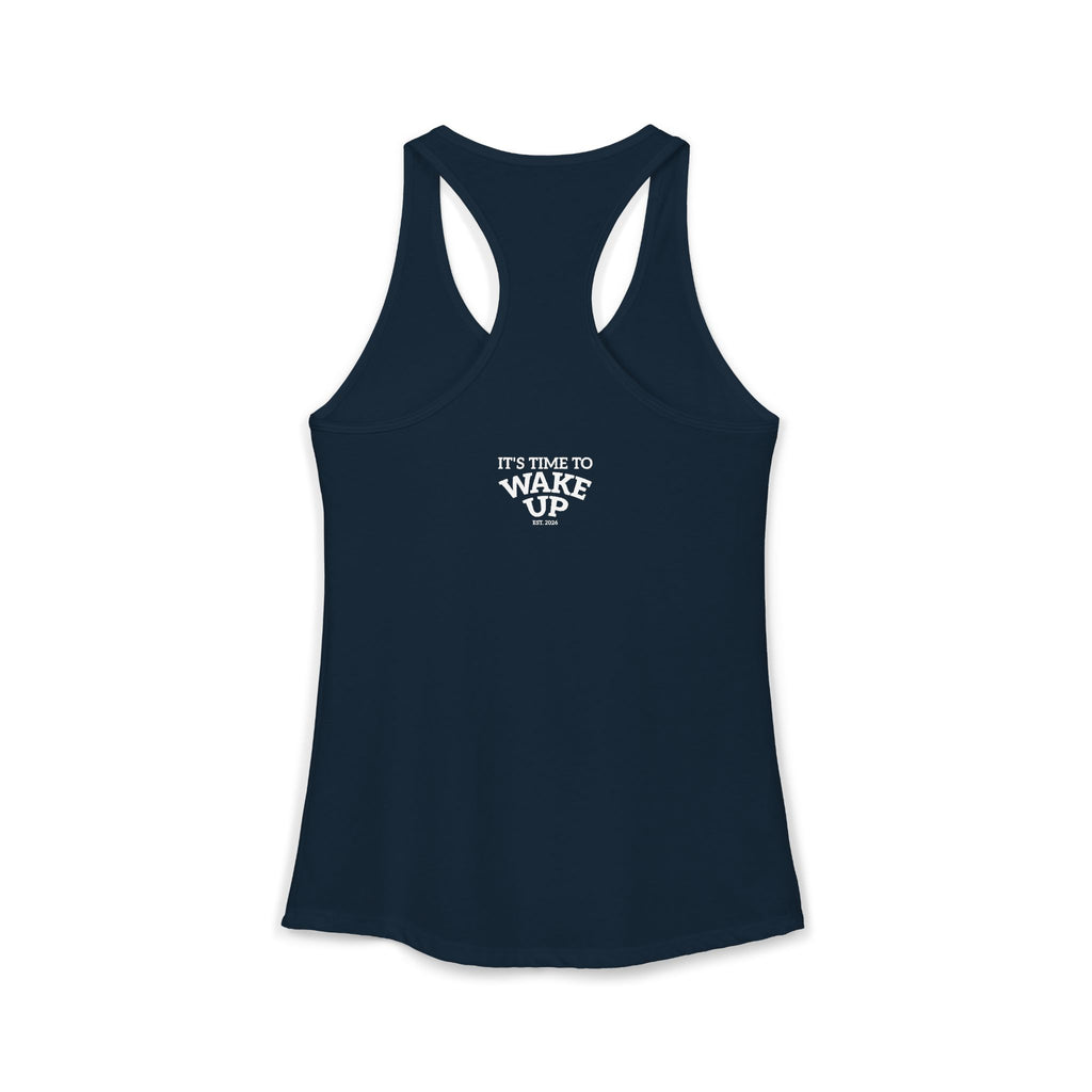 Wake Up dark | Women's Ideal Racerback Tank