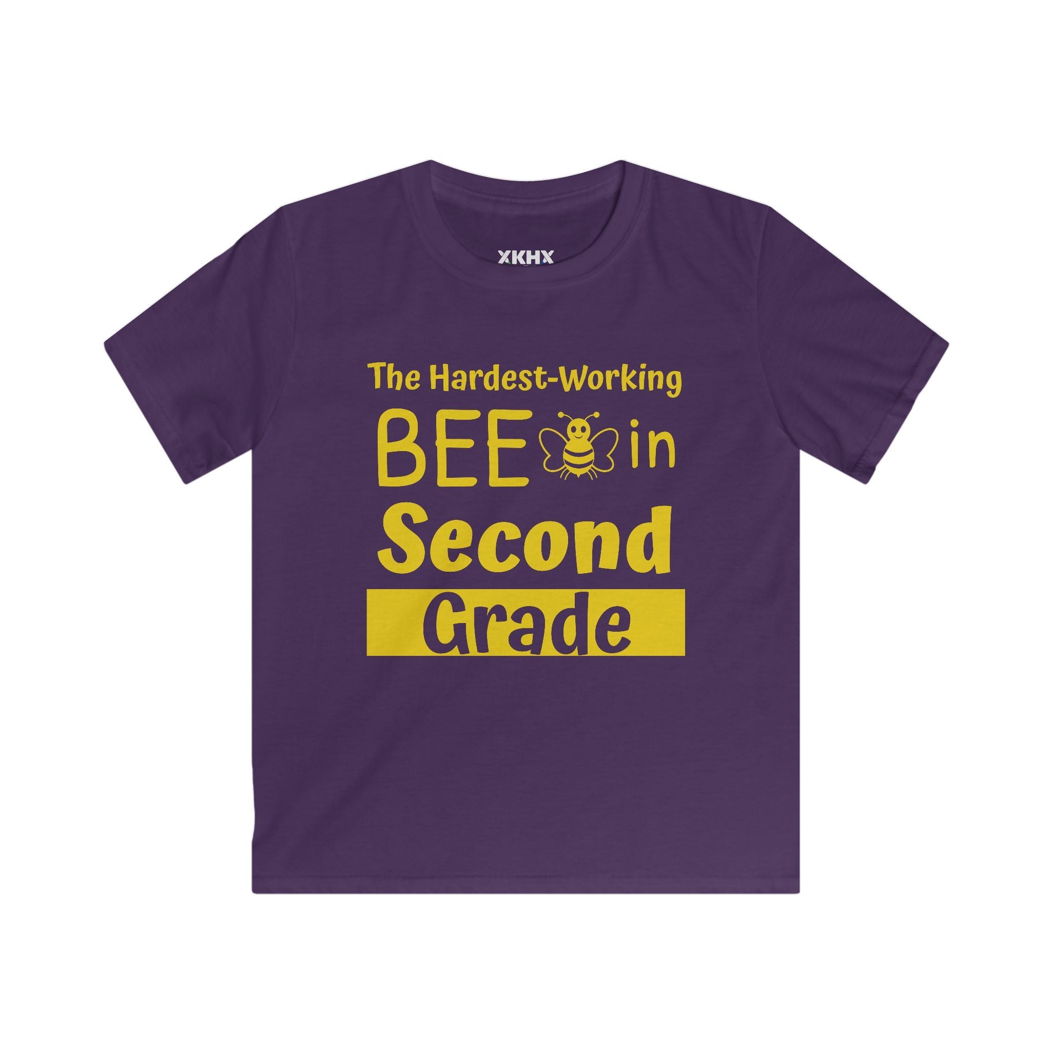 Personalized [XX] Grade Bee T-Shirt — "The Hardest-Working Bee in [XX] Grade" Kids Tee