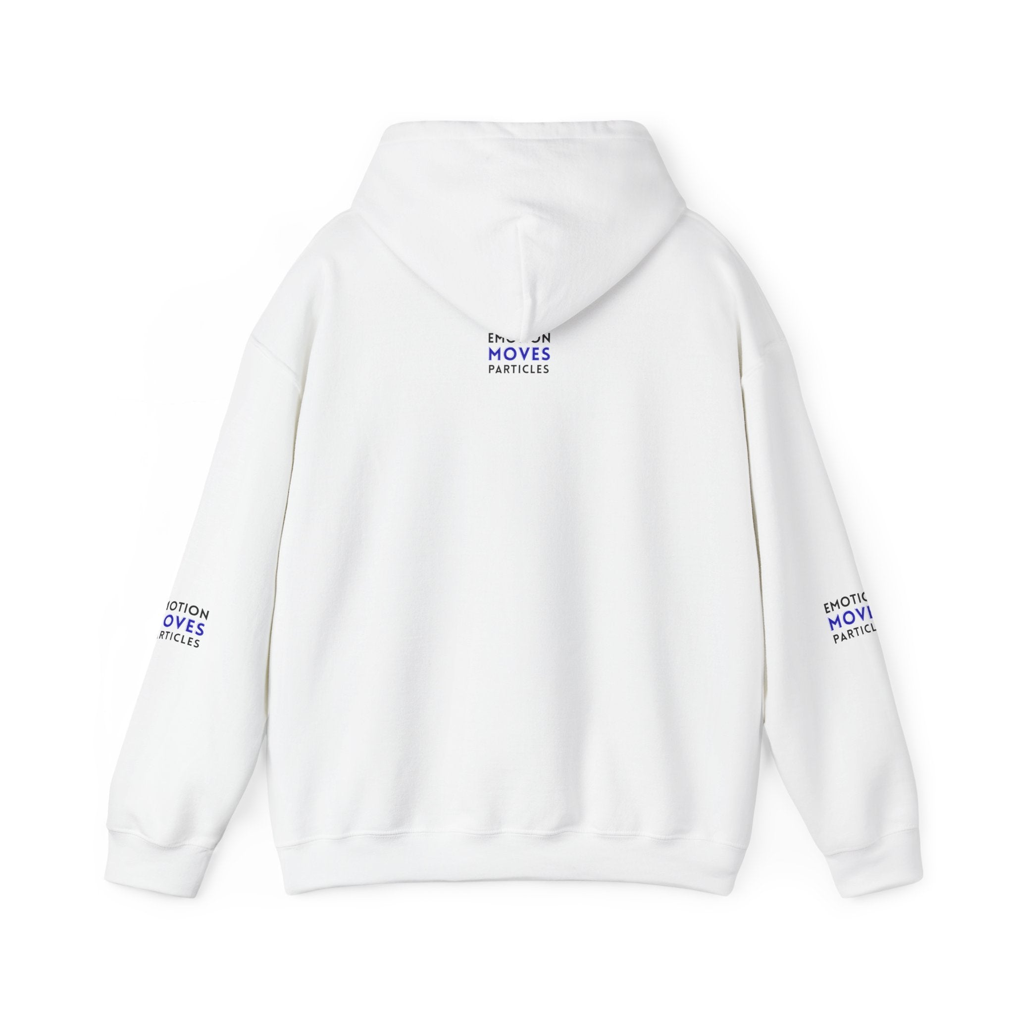 Emotion Moves Particles Hoodie — Inspirational Graphic Pullover