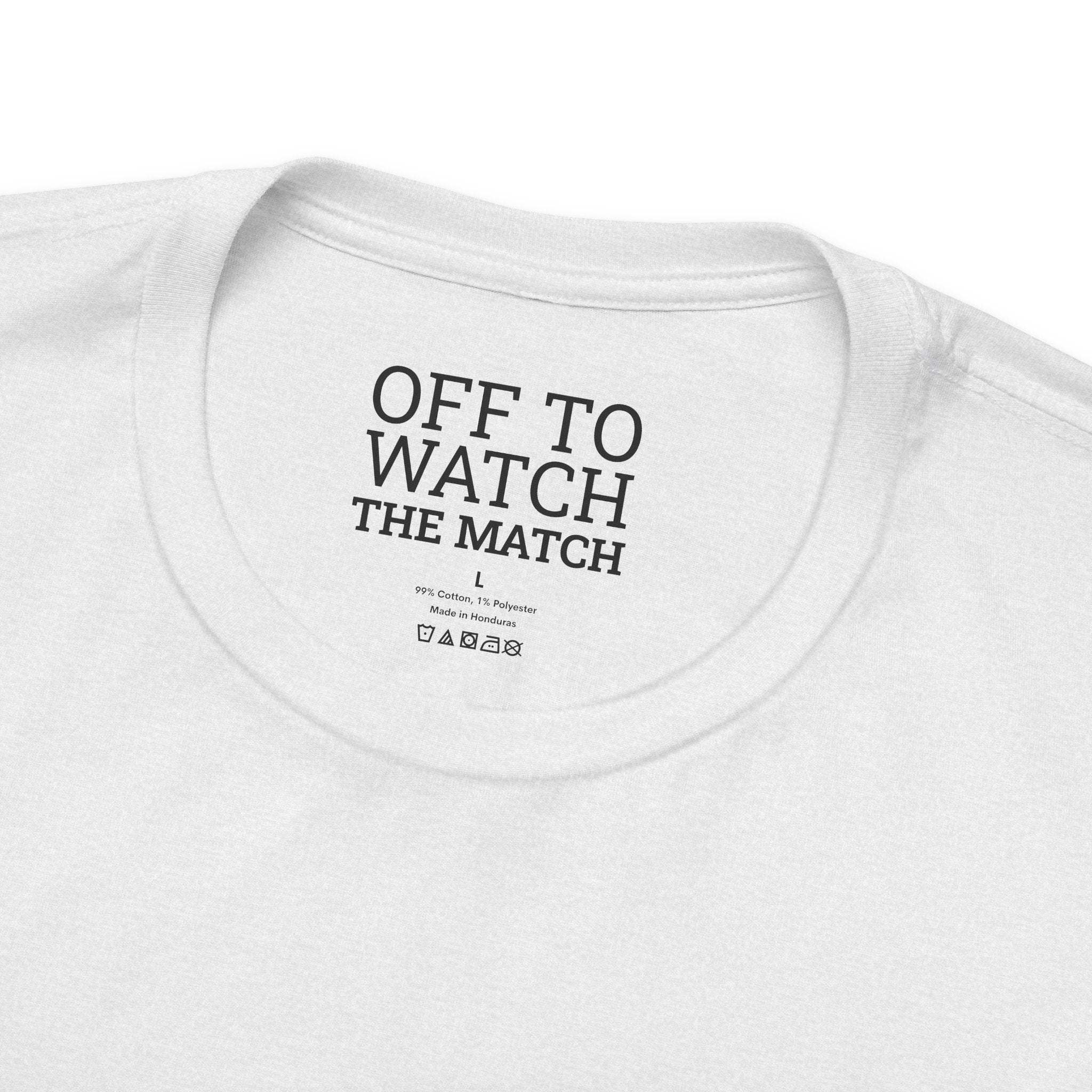 Off to Watch the Match Tee | soccer watch party, match-day outfit