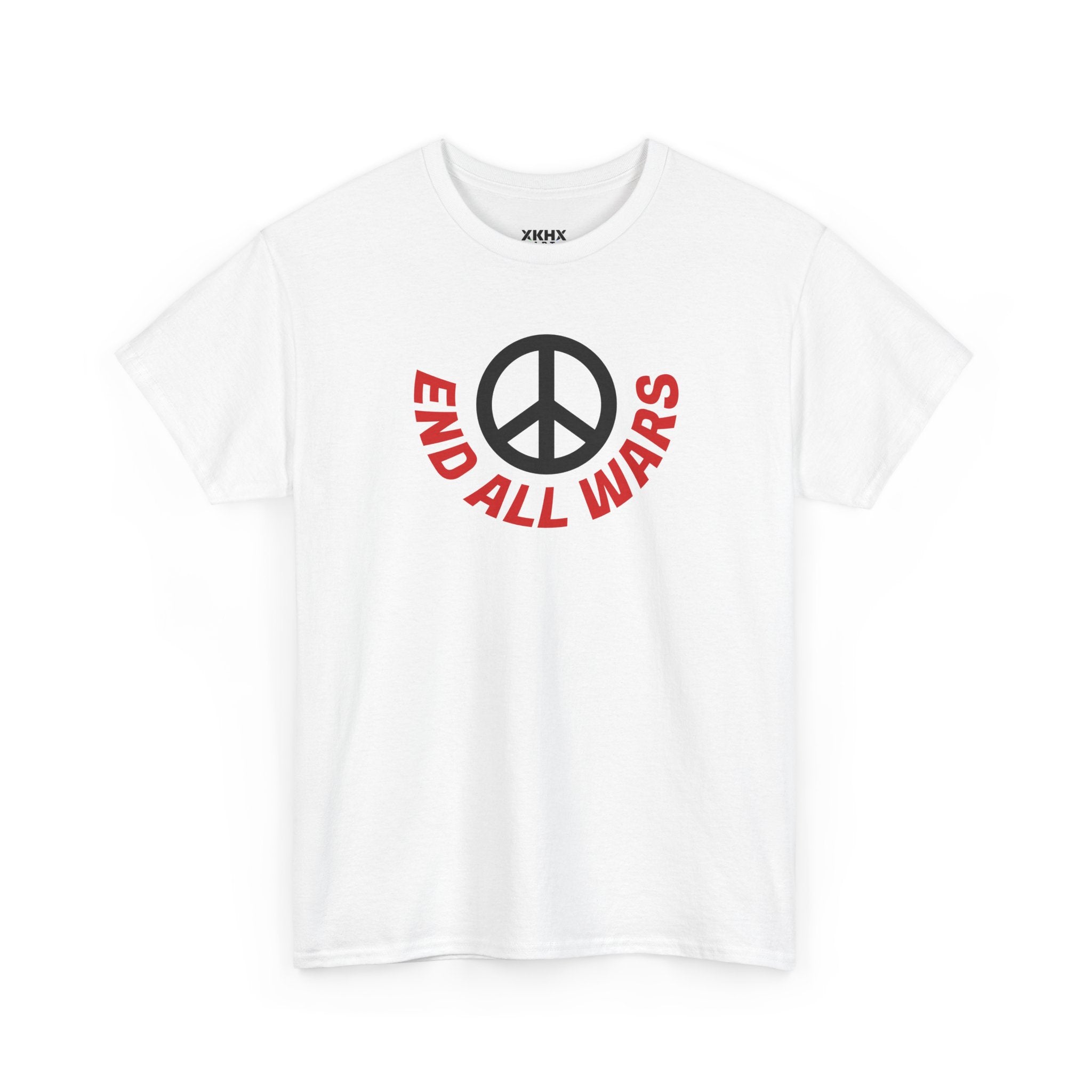 Peace Symbol T-Shirt — "End All Wars" Anti-War Graphic Tee