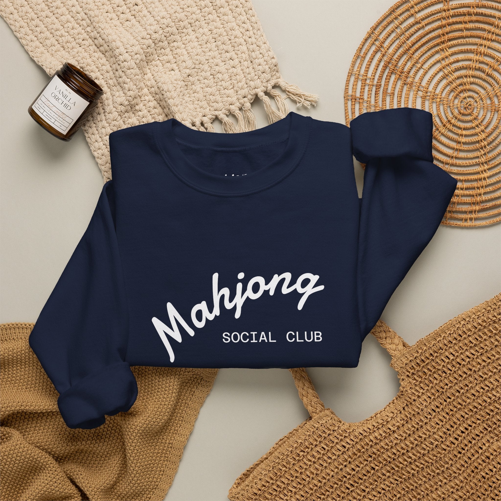 Mahjong Social Club | Unisex Heavy Blend™ Crewneck Sweatshirt