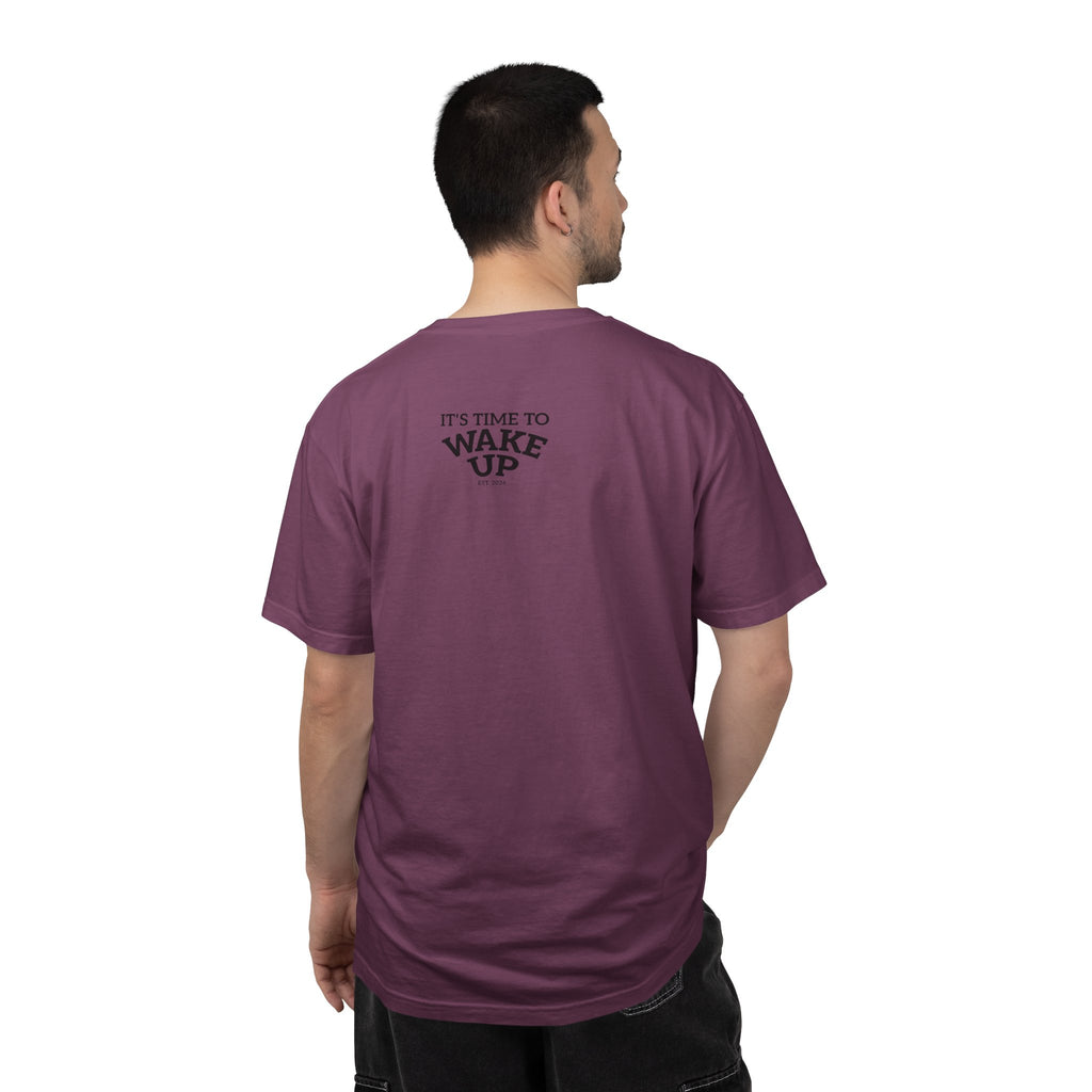 Wake Up Graphic T-Shirt — "It's Time to Wake Up" Casual Tee
