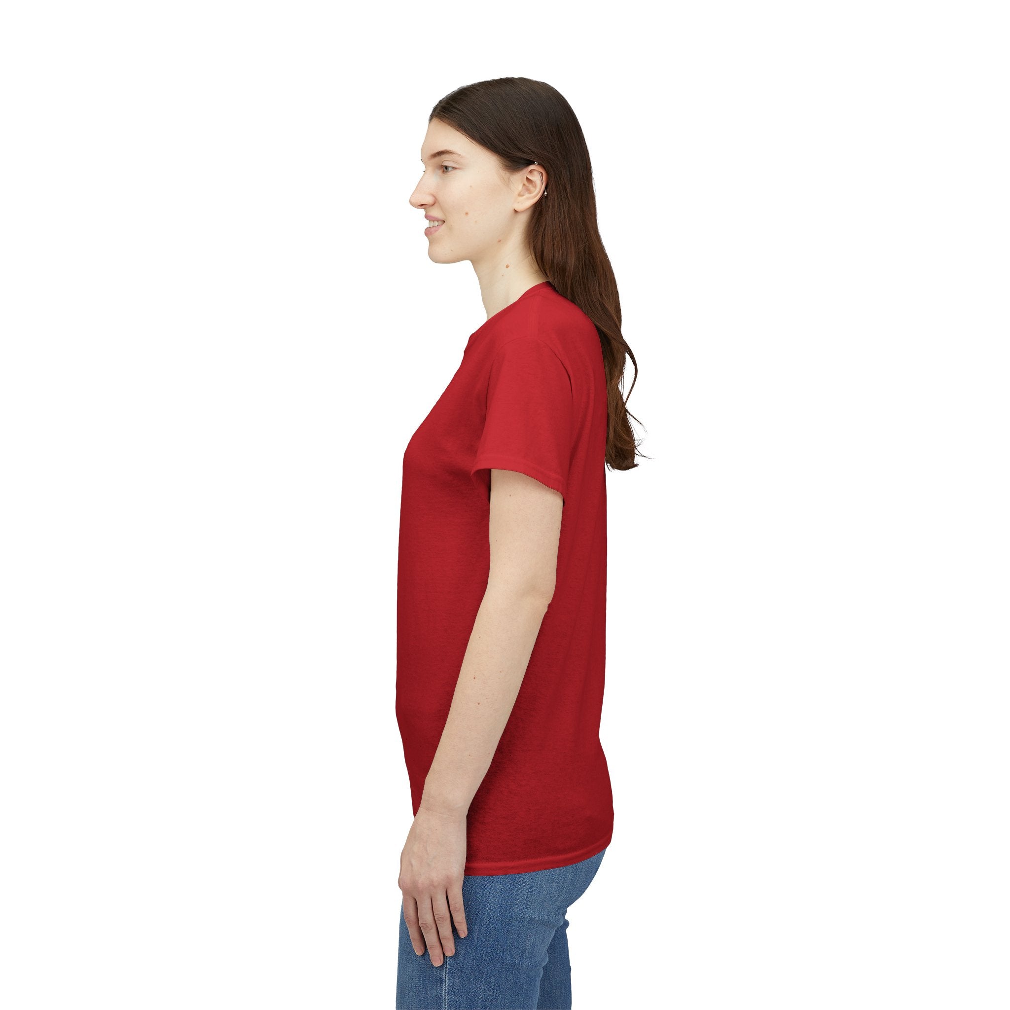 Alien Tee — Minimal "They Are Real" Vertical Graphic T-Shirt dark