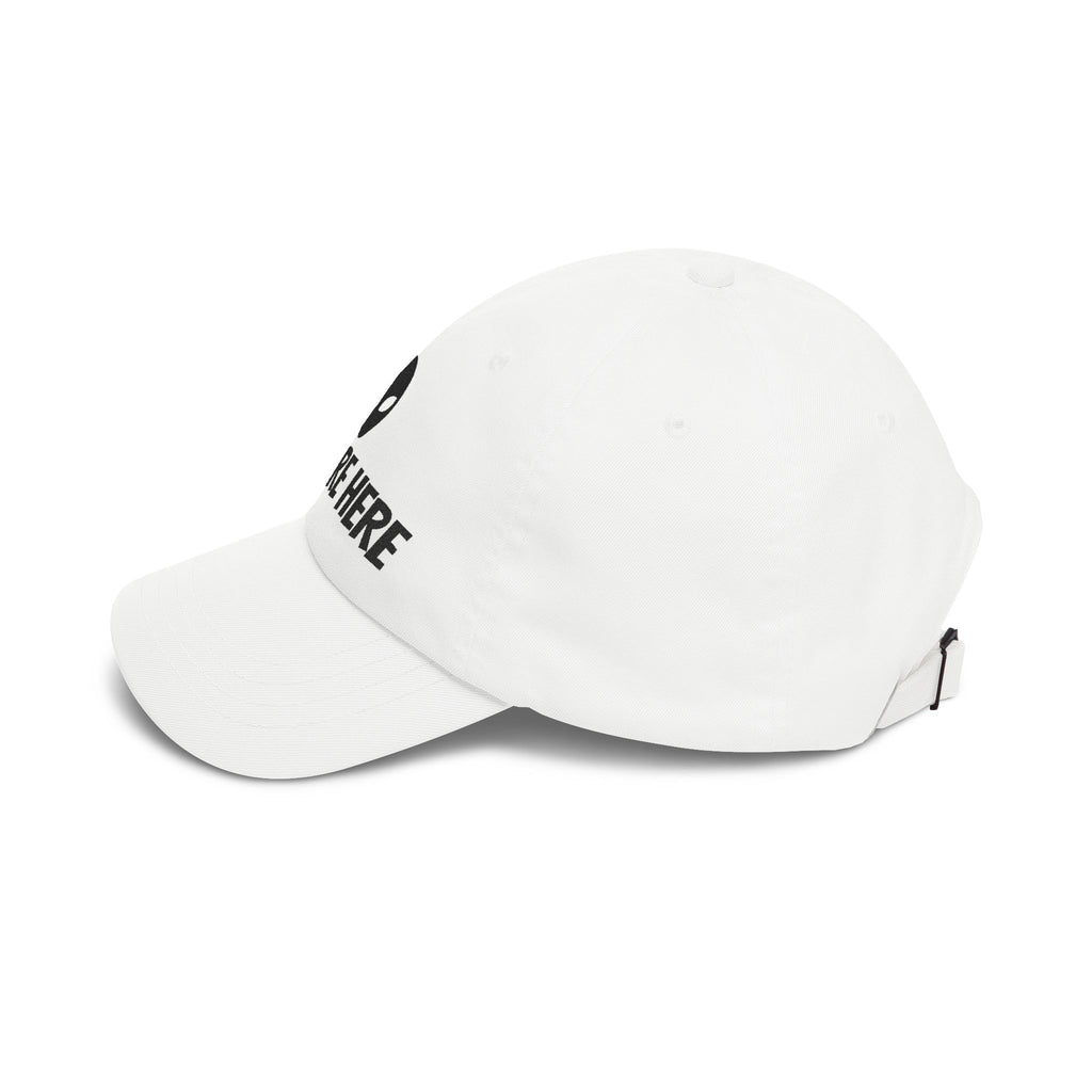 Alien "They Are Here" Dad Cap - Embroidered Baseball Hat light