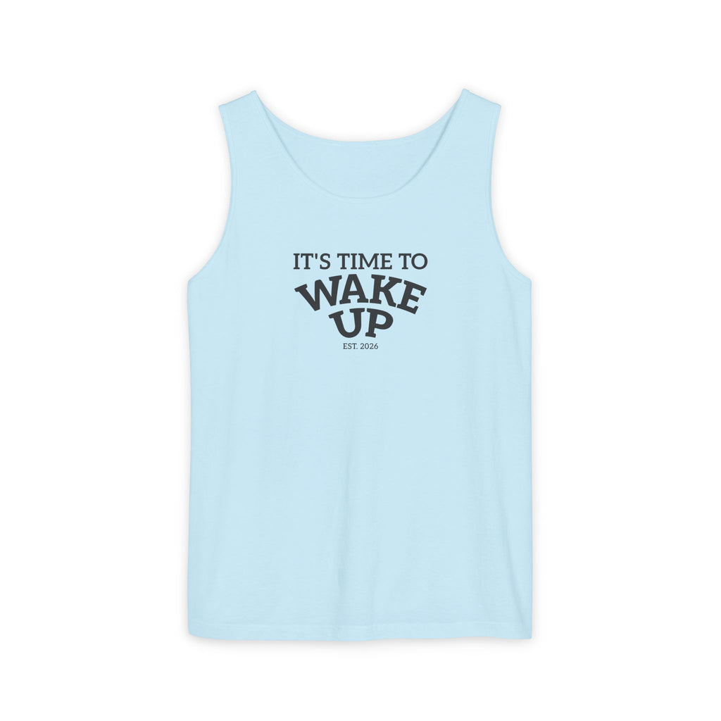 Wake Up Tank Top — Casual Graphic Tank