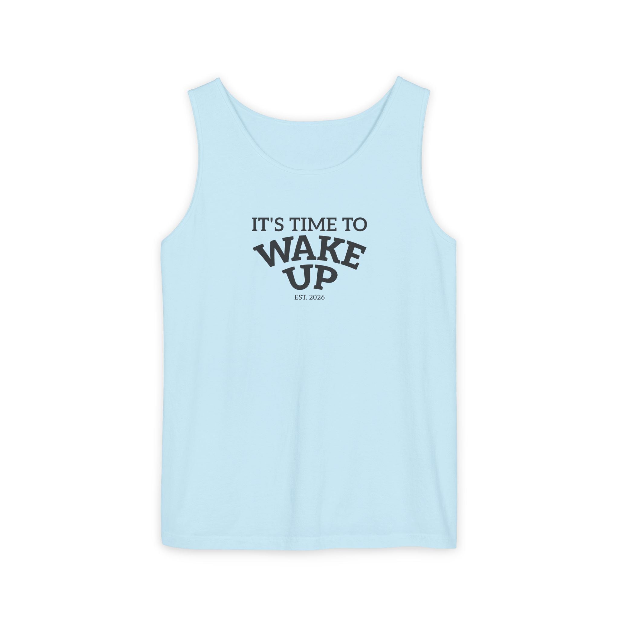 Wake Up Tank Top — Casual Graphic Tank