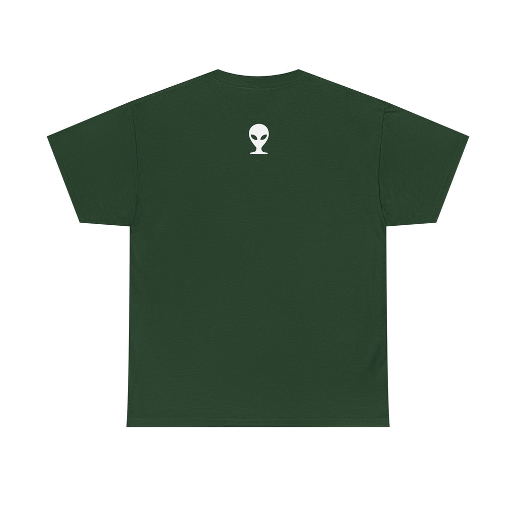 Alien Tee — Minimal "They Are Real" Vertical Graphic T-Shirt dark