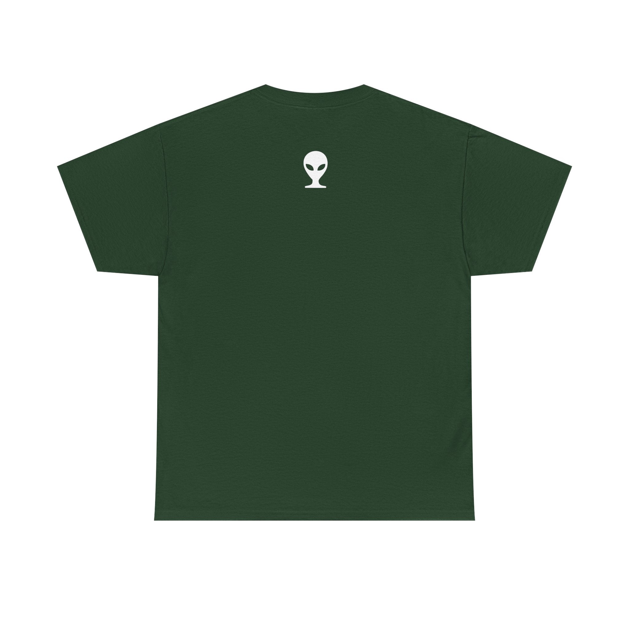 Alien Tee — Minimal "They Are Real" Vertical Graphic T-Shirt dark