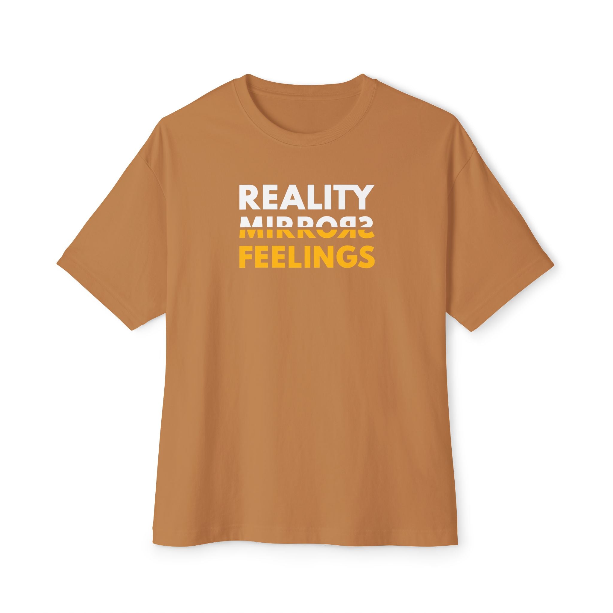 Reality Dark Tee — Reality Mirrors Feelings Minimalist Graphic T-Shirt