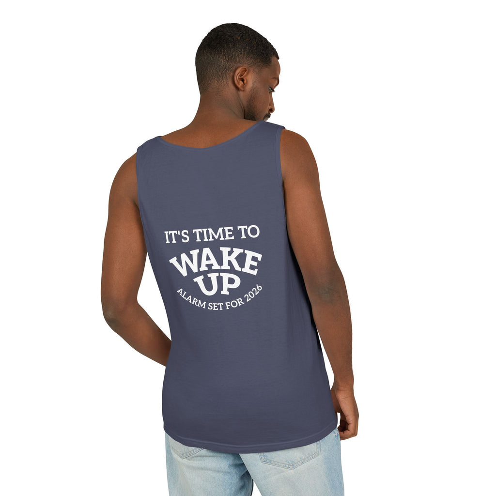 Wake Up Tank Top dark — Casual Graphic Tank