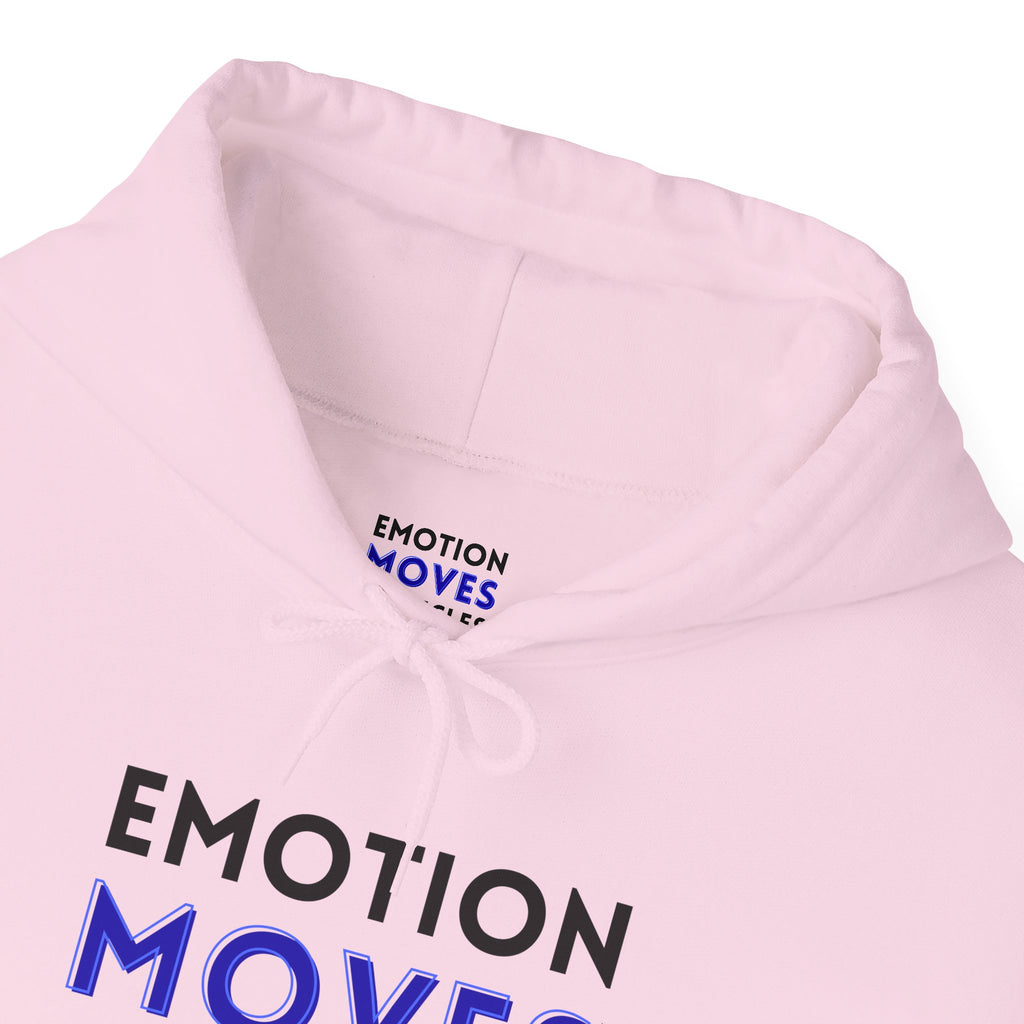 Emotion Moves Particles Hoodie — Inspirational Graphic Pullover