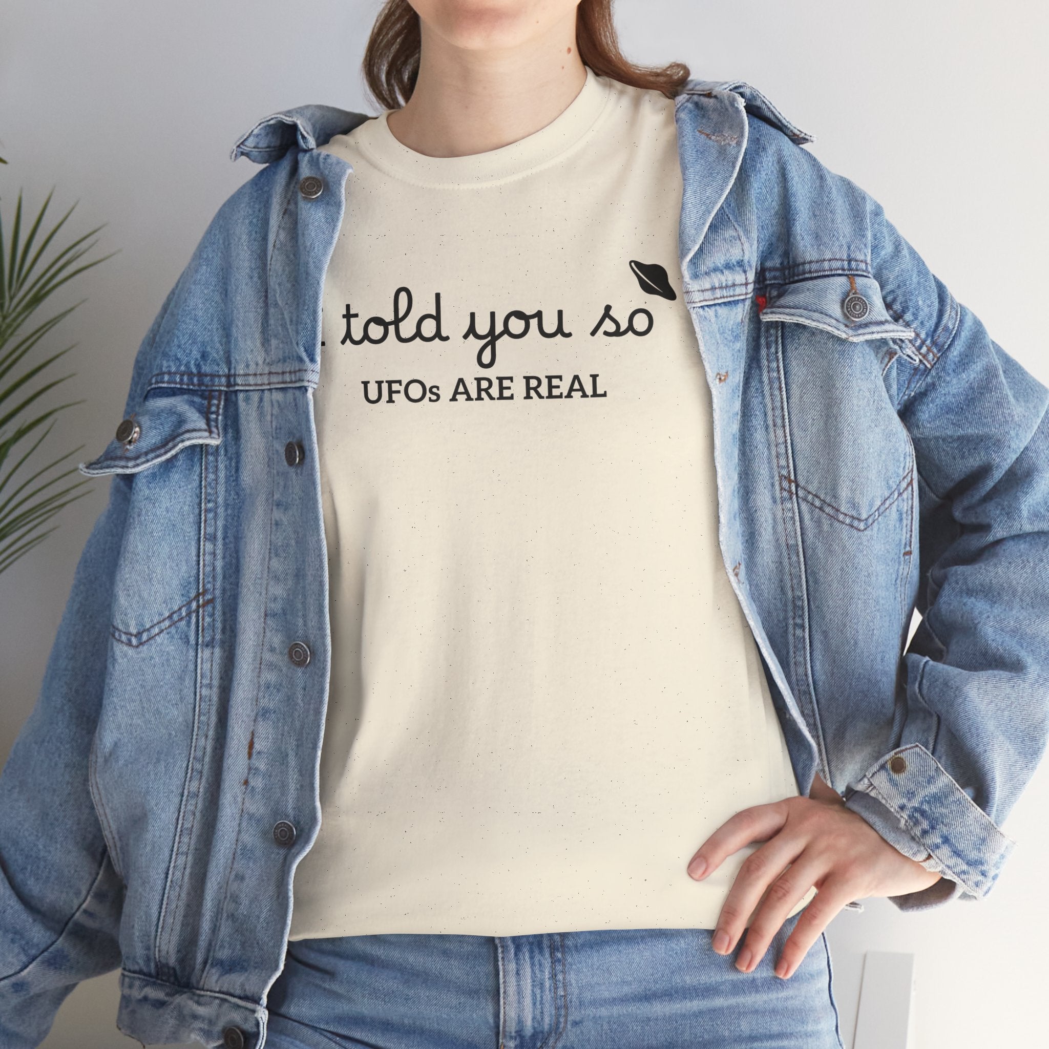Alien Tee — Minimal "I told you so" Graphic T-Shirt