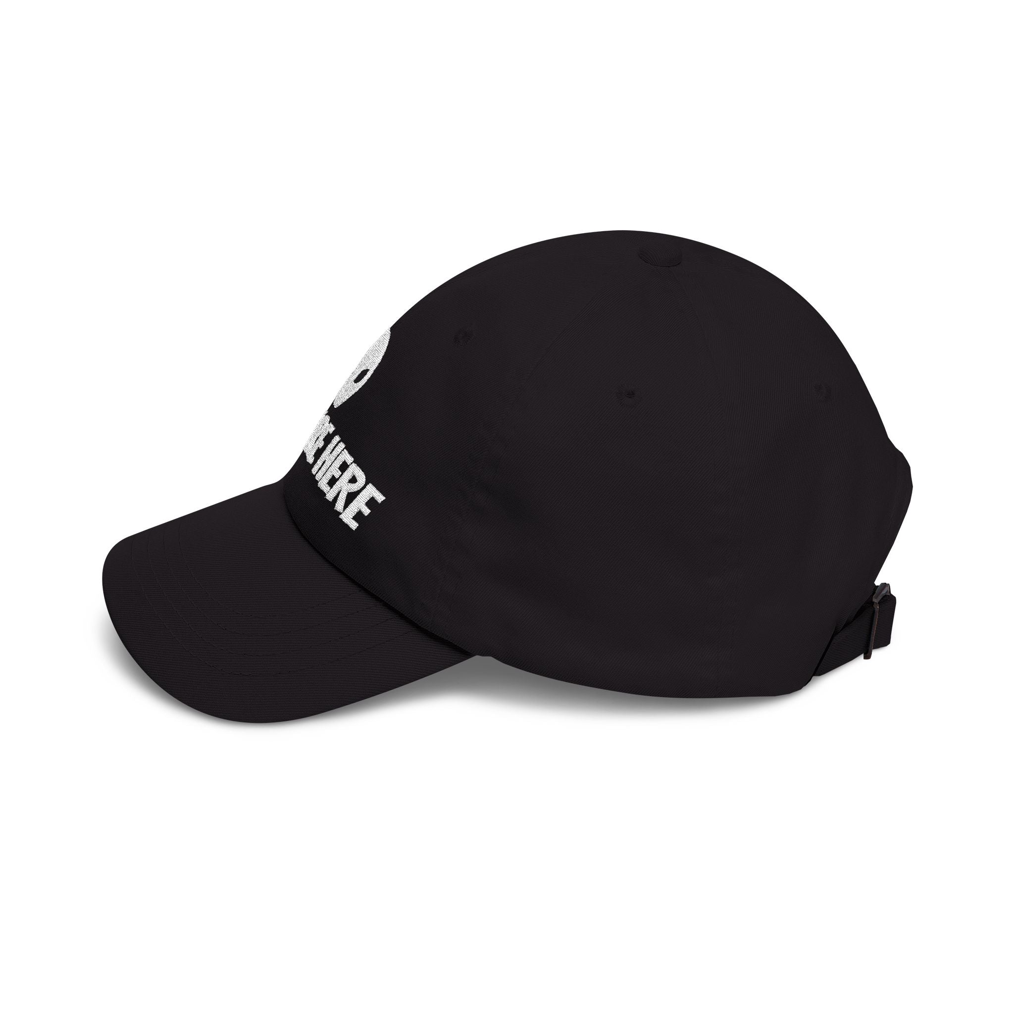 Alien "They Are Here" Dad Cap - Embroidered Baseball Hat dark