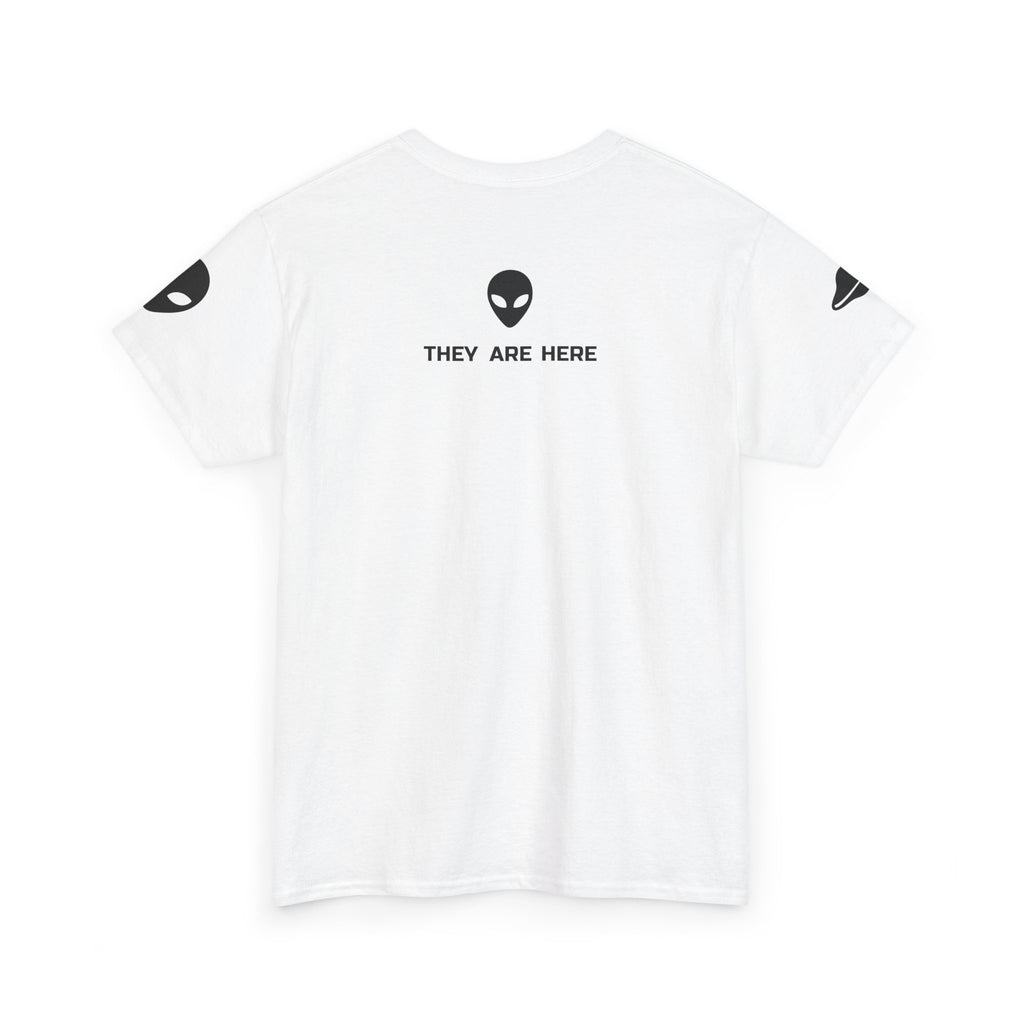 Alien Head "They Are Here" Graphic Tee