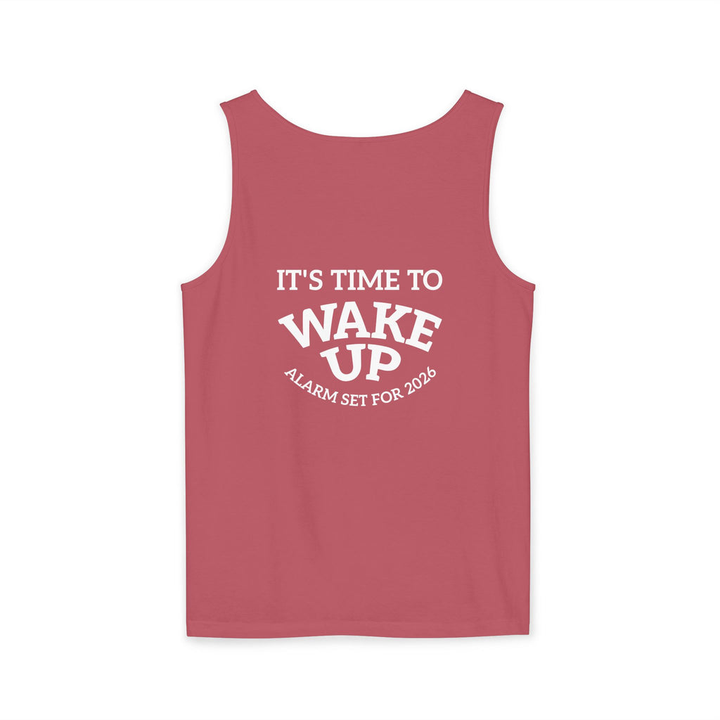 Wake Up Tank Top dark — Casual Graphic Tank