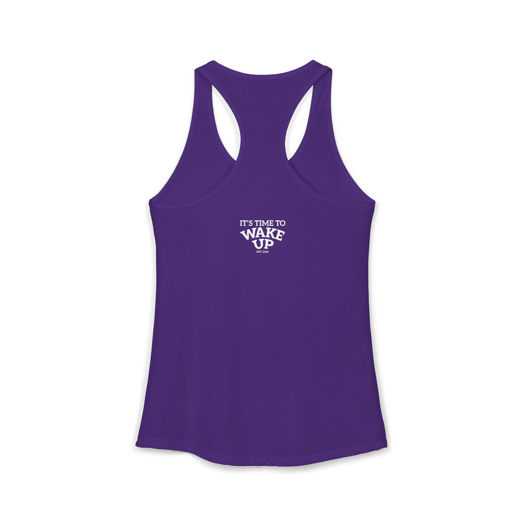 Wake Up dark | Women's Ideal Racerback Tank