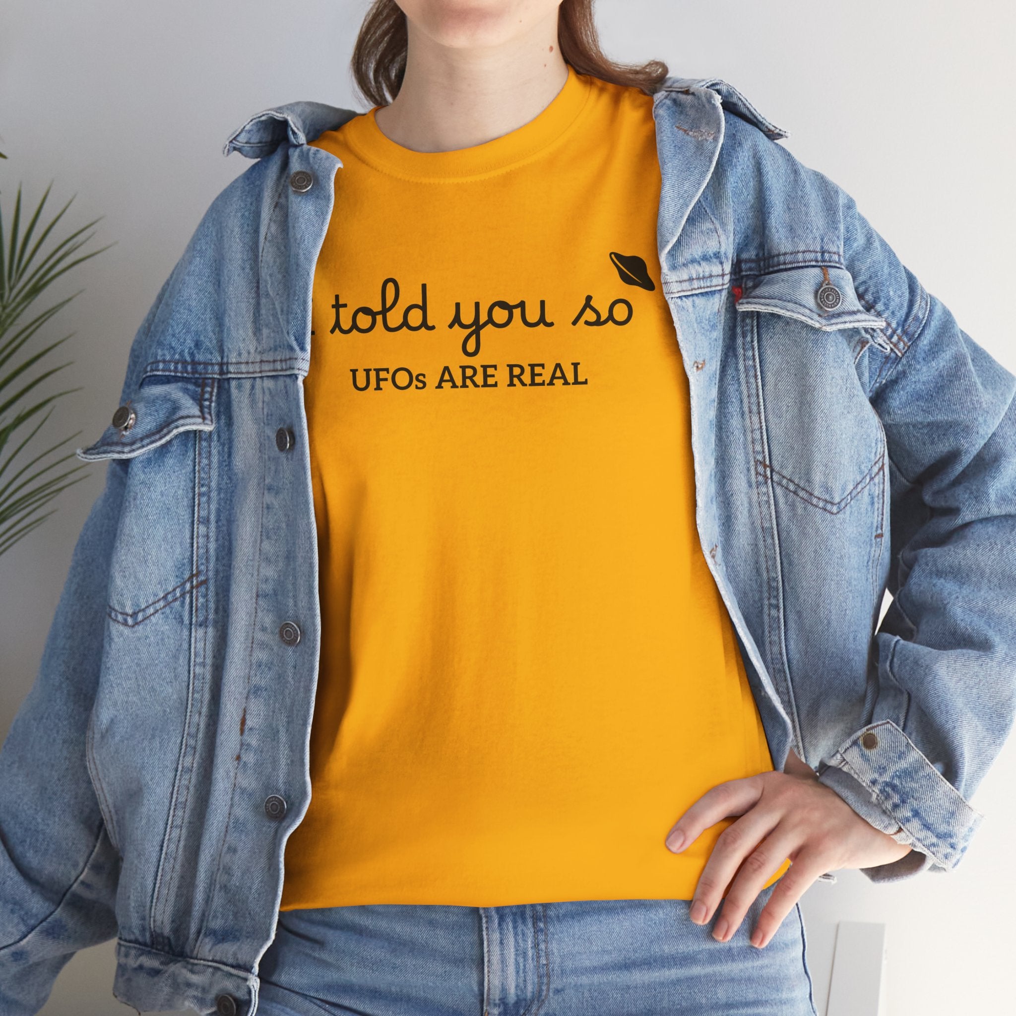 Alien Tee — Minimal "I told you so" Graphic T-Shirt