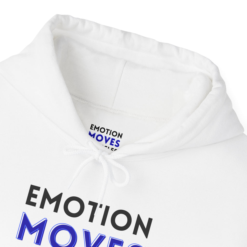 Emotion Moves Particles Hoodie — Inspirational Graphic Pullover