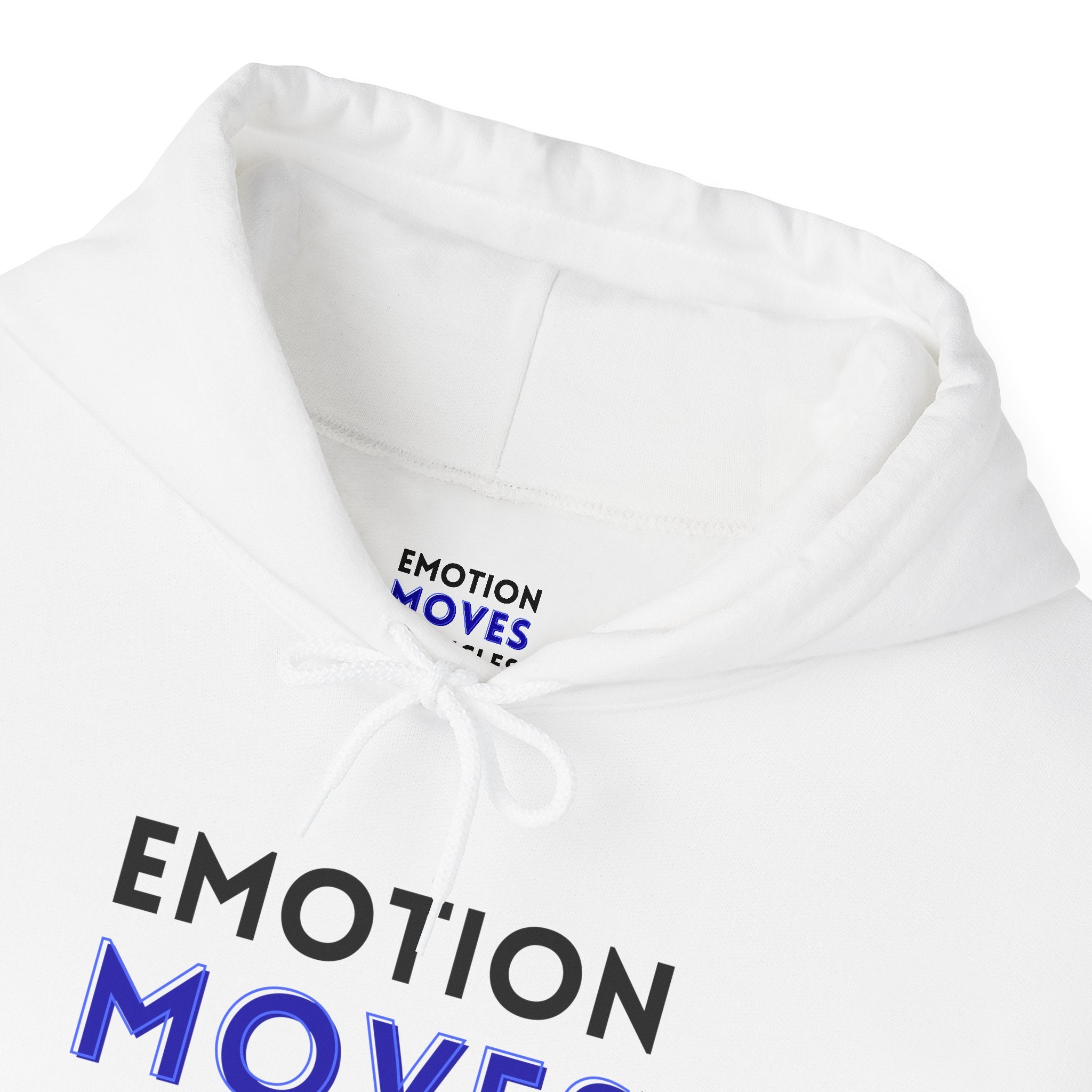 Emotion Moves Particles Hoodie — Inspirational Graphic Pullover