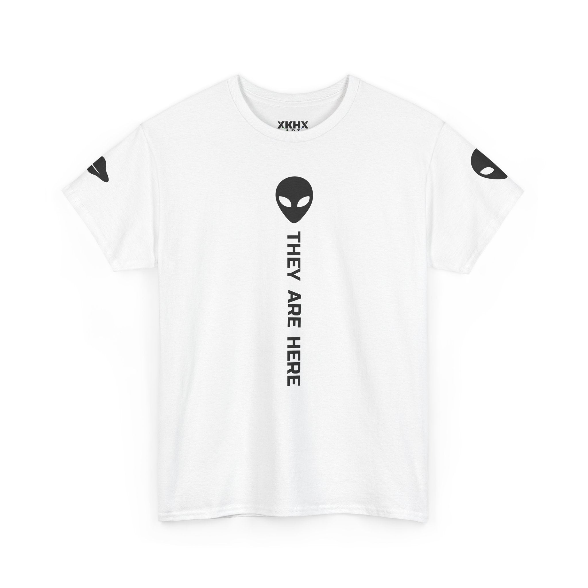 Alien Head "They Are Here" Graphic Tee