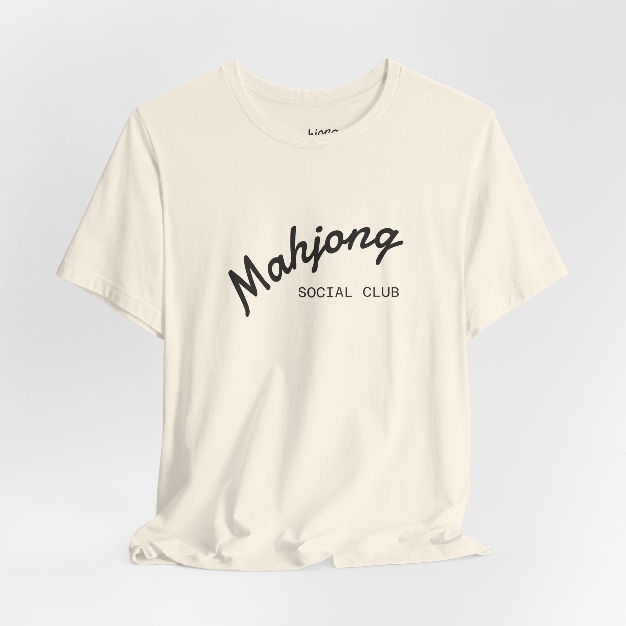 Mahjong Social Club Tee | tile-inspired, jade green pastel