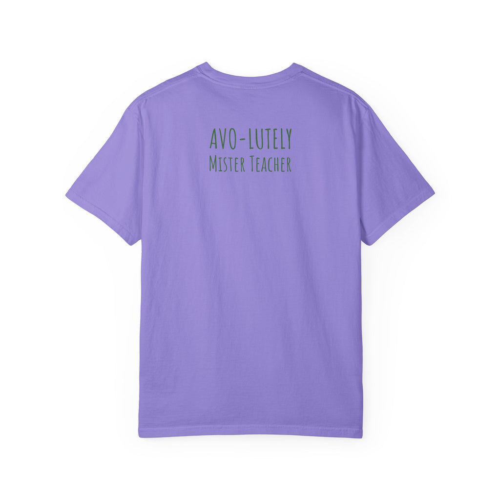 Personalizable "Avo-lutely Amazing Teacher" T-Shirt — Cute Avocado [XX] Grade Teacher Tee