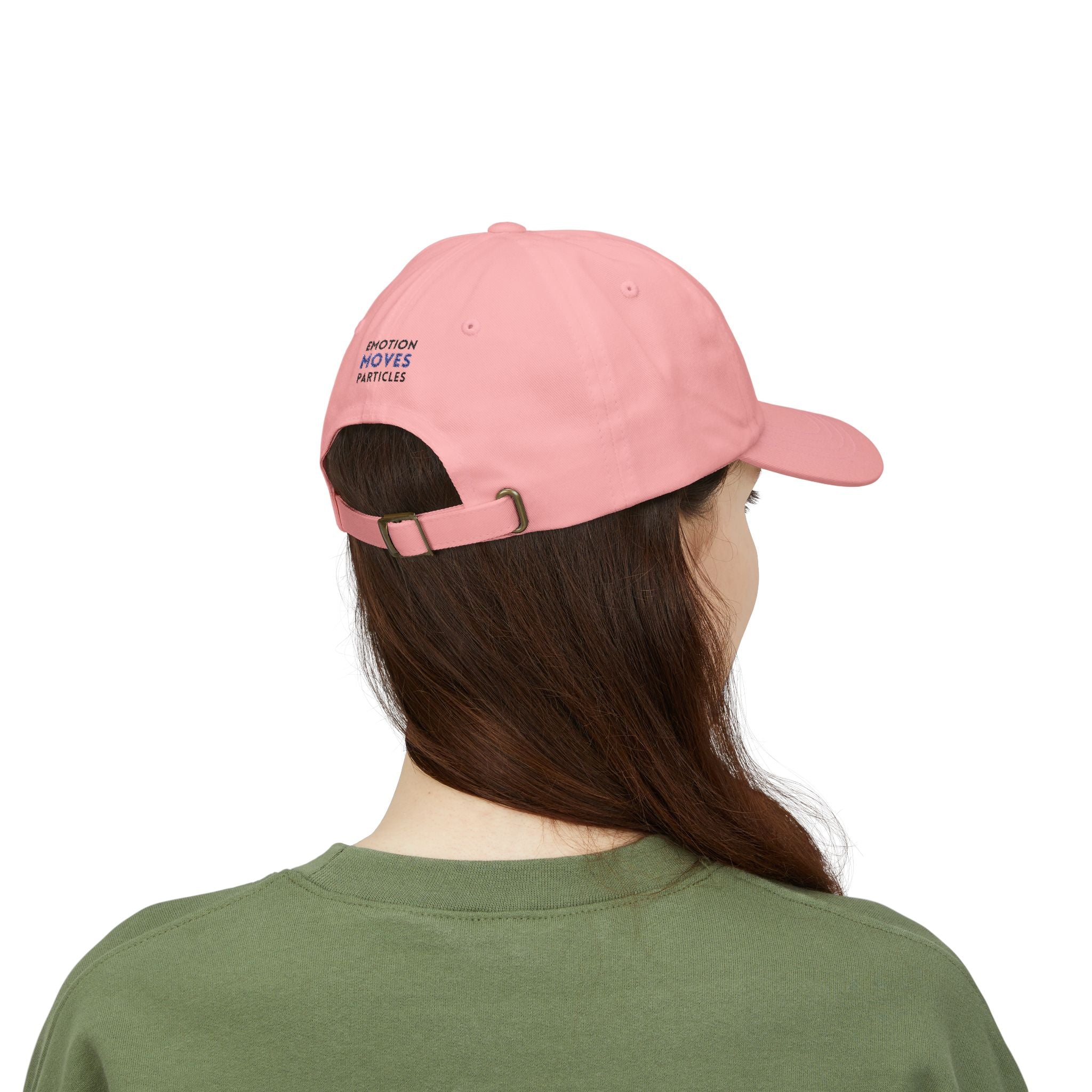 Emotions hýbou částicemi | Kšiltovka „Dad Cap“ – vyšívaná baseballová čepice