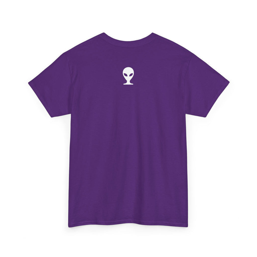 Alien Tee — Minimal "They Are Real" Vertical Graphic T-Shirt dark