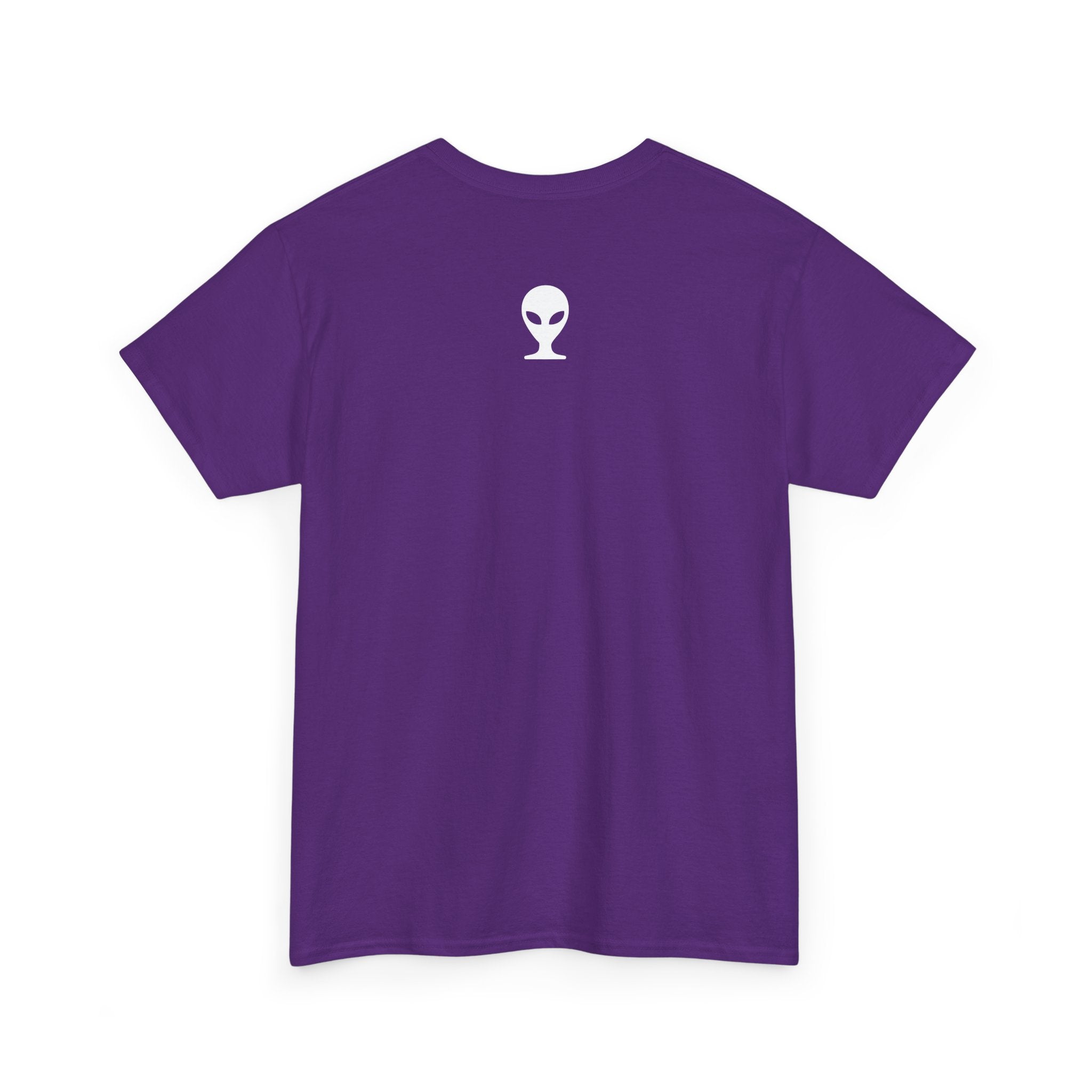 Alien Tee — Minimal "They Are Real" Vertical Graphic T-Shirt dark