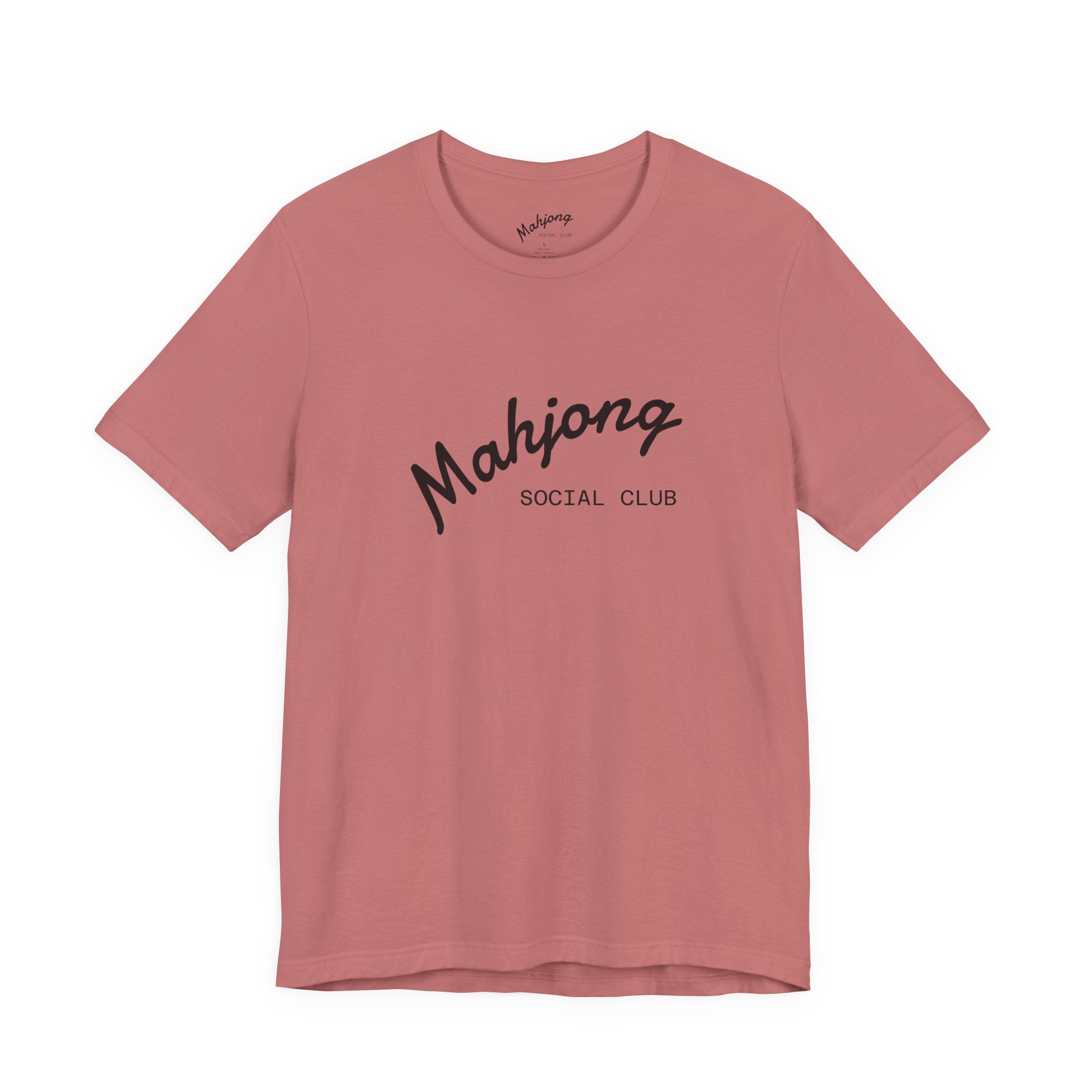 Mahjong Social Club Tee | tile-inspired, jade green pastel