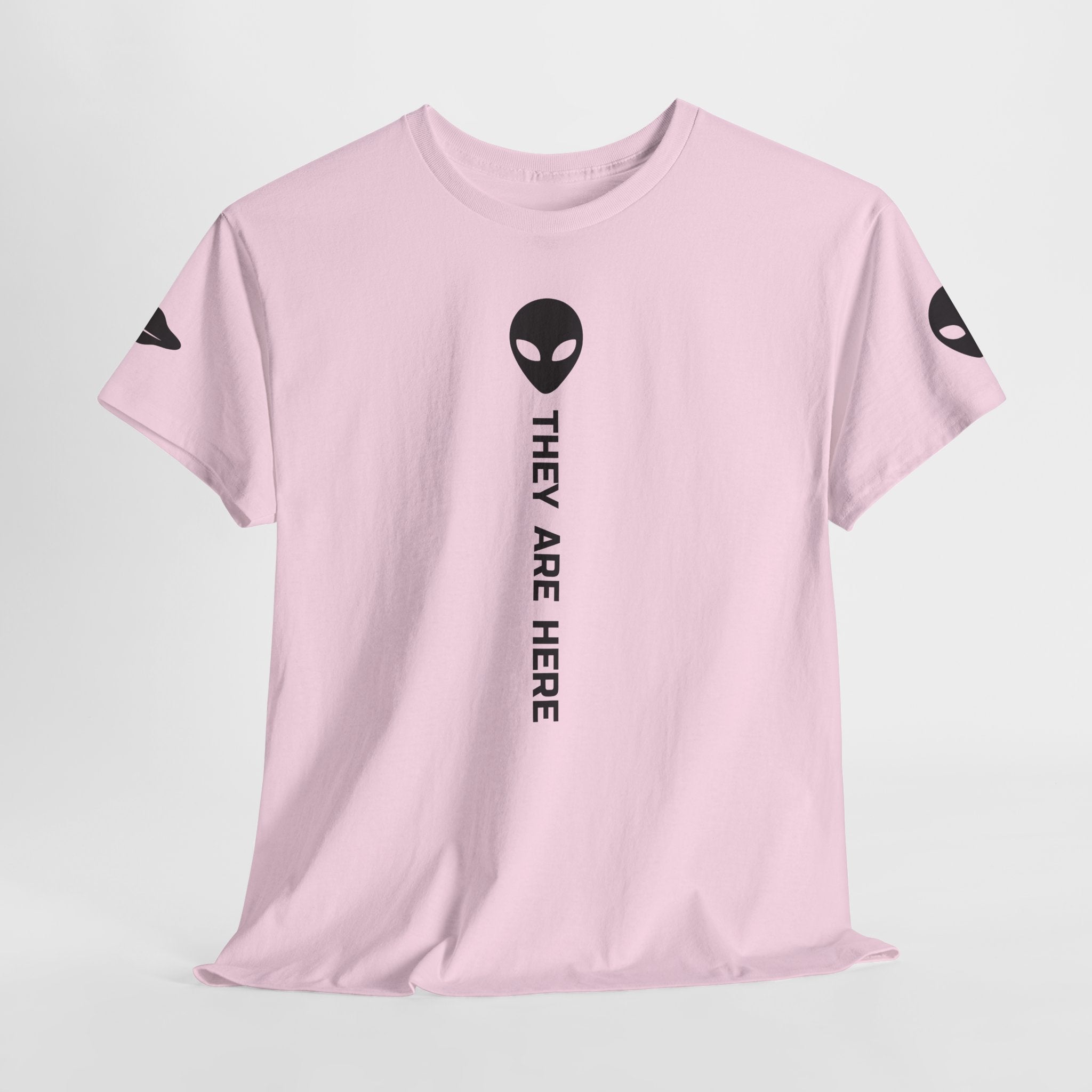 Alien Head "They Are Here" Graphic Tee