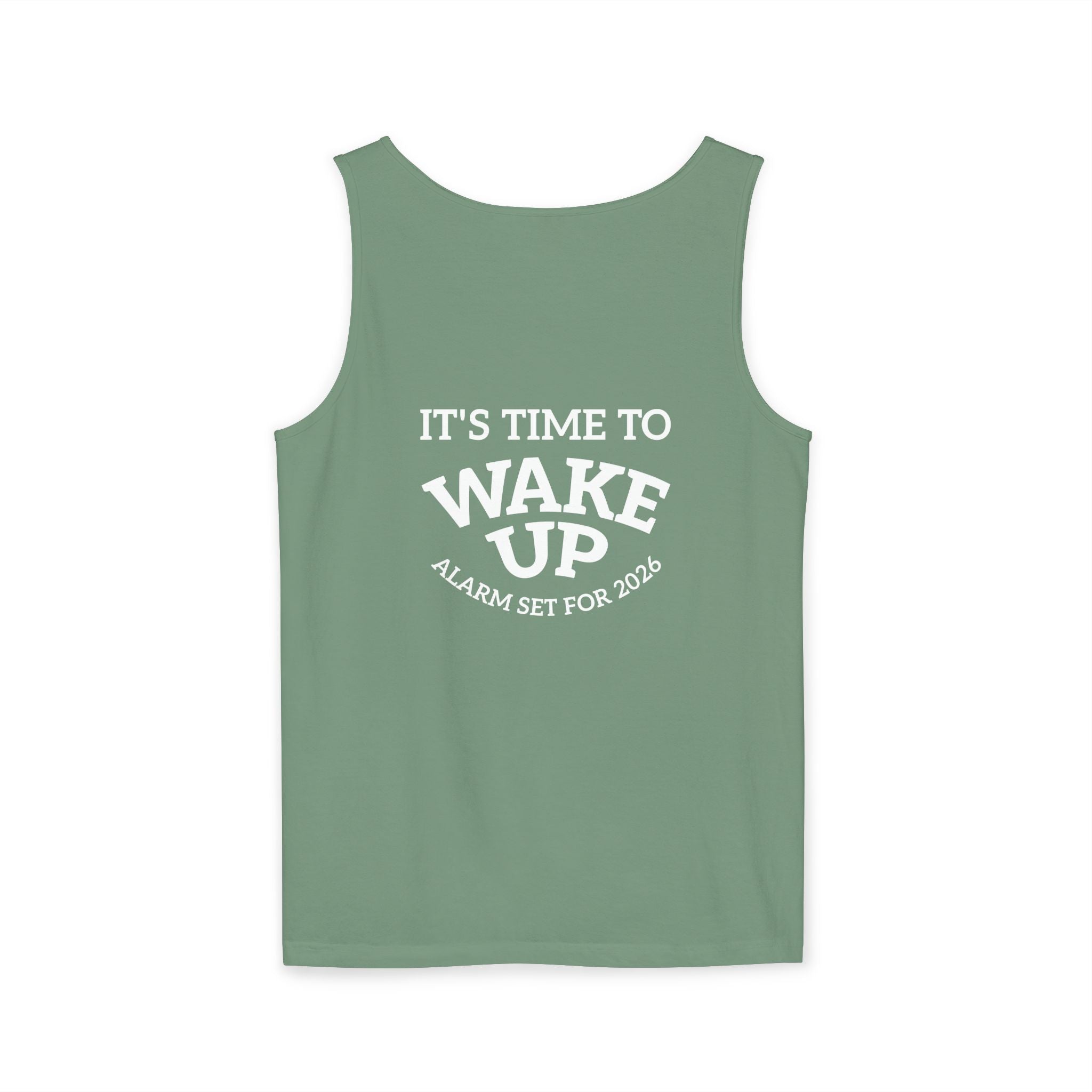 Wake Up Tank Top dark — Casual Graphic Tank