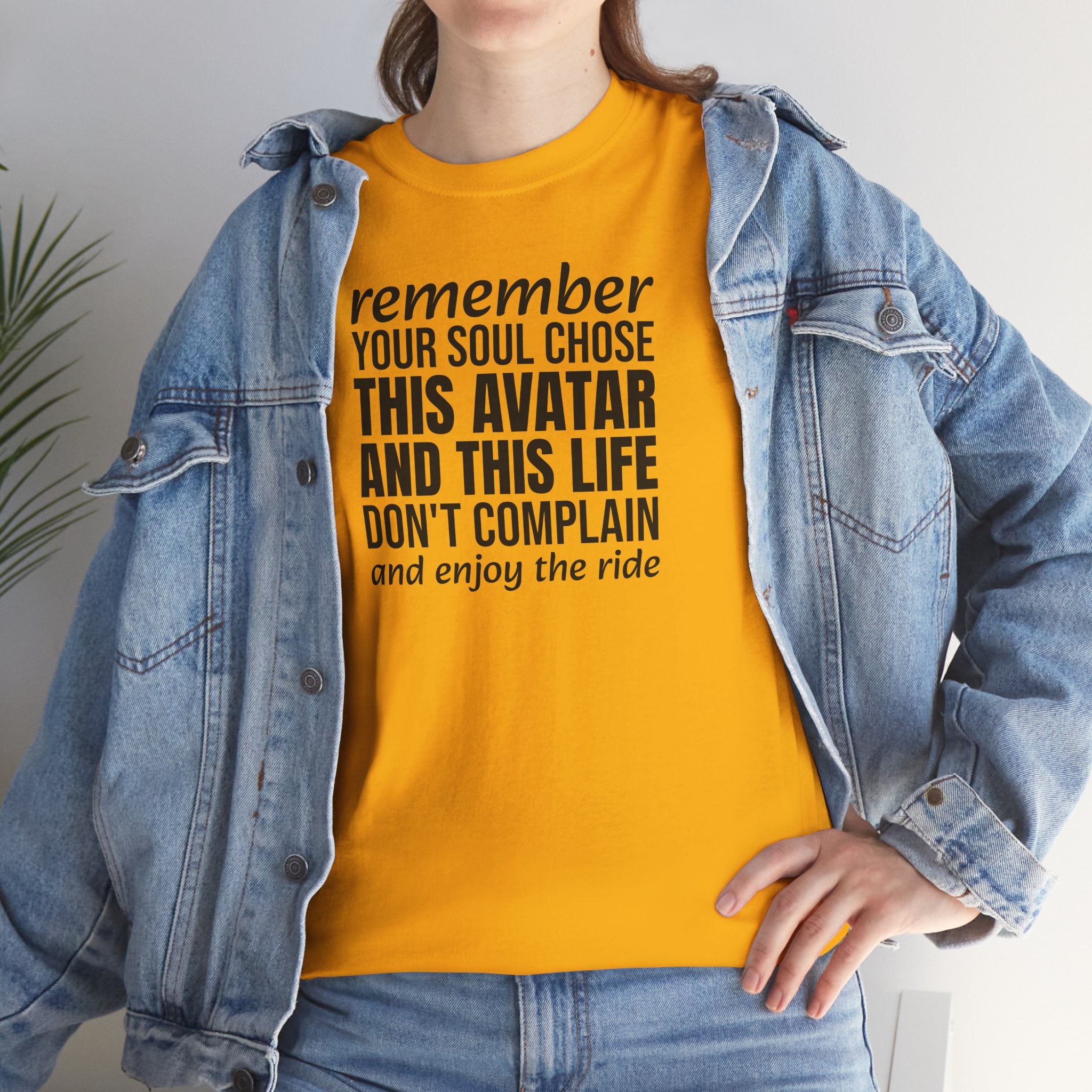 Remember Your Soul Chose This Life Tee — Inspirational Spiritual Quote T-Shirt